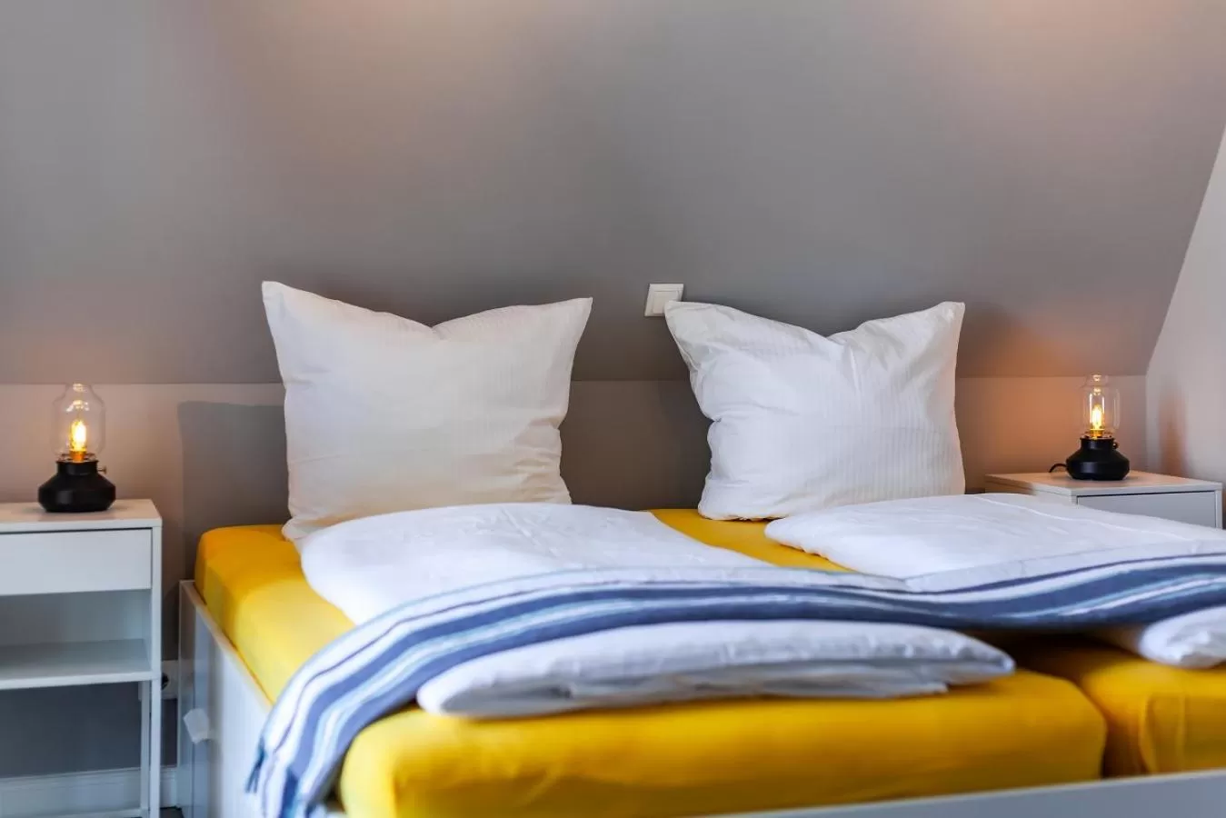 Bed in Hotel Rosenhof