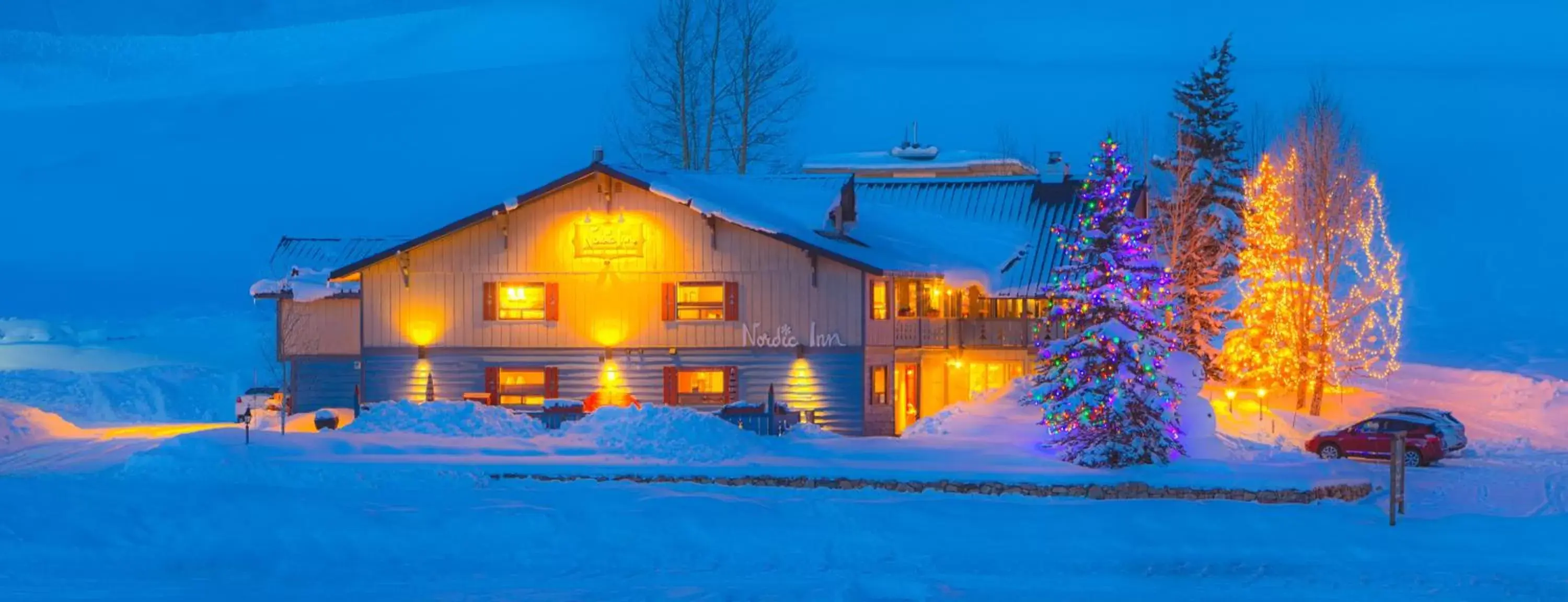 Property building, Winter in Nordic Inn