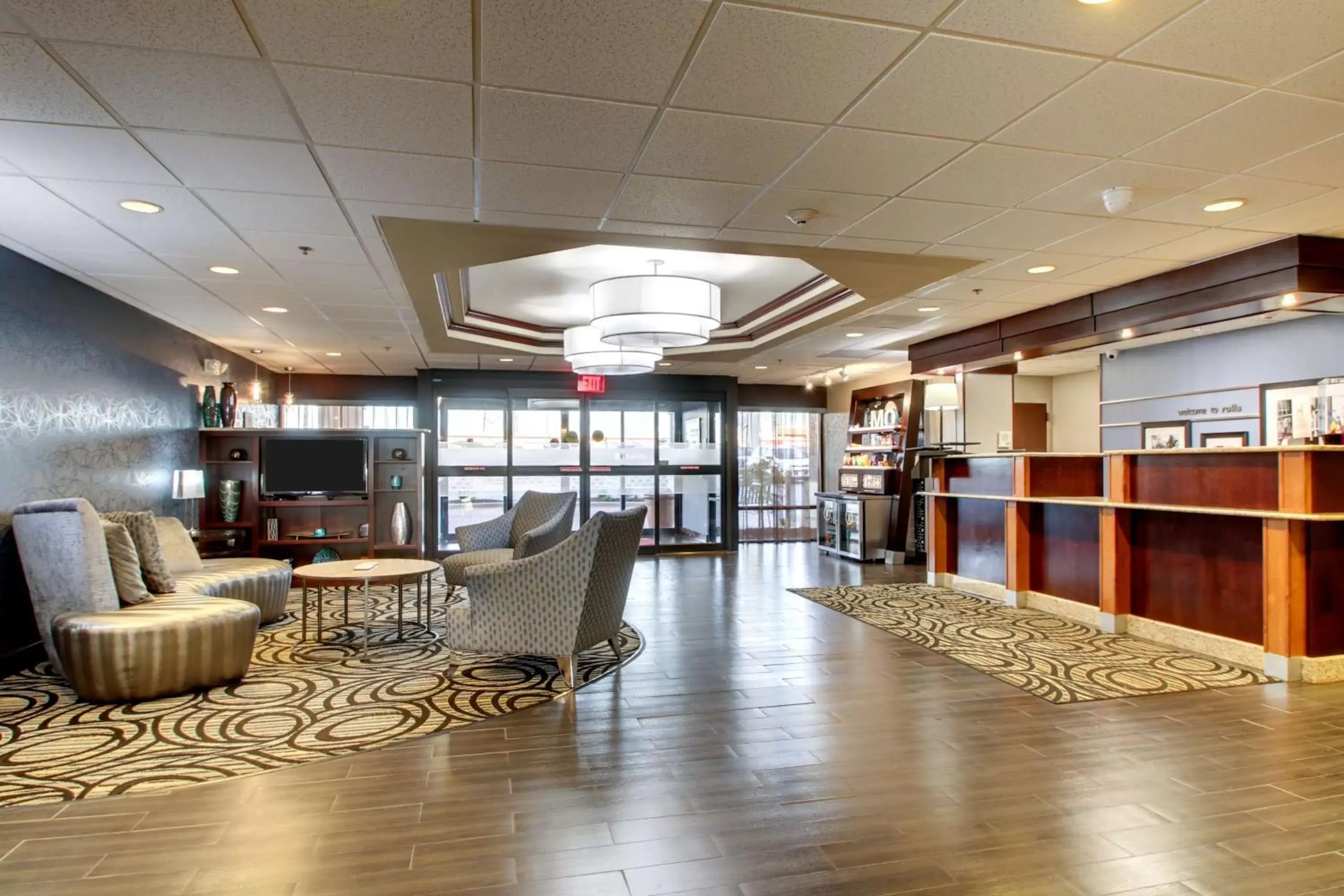 Lobby or reception in Hampton Inn Rolla