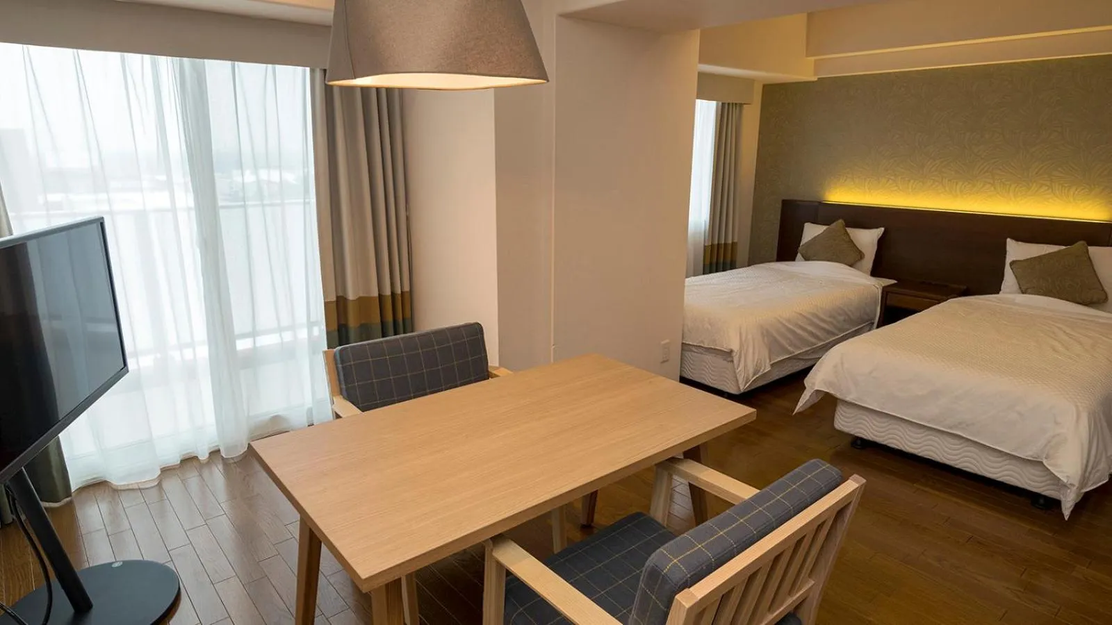 Bed in Hotel Paco Hakodate