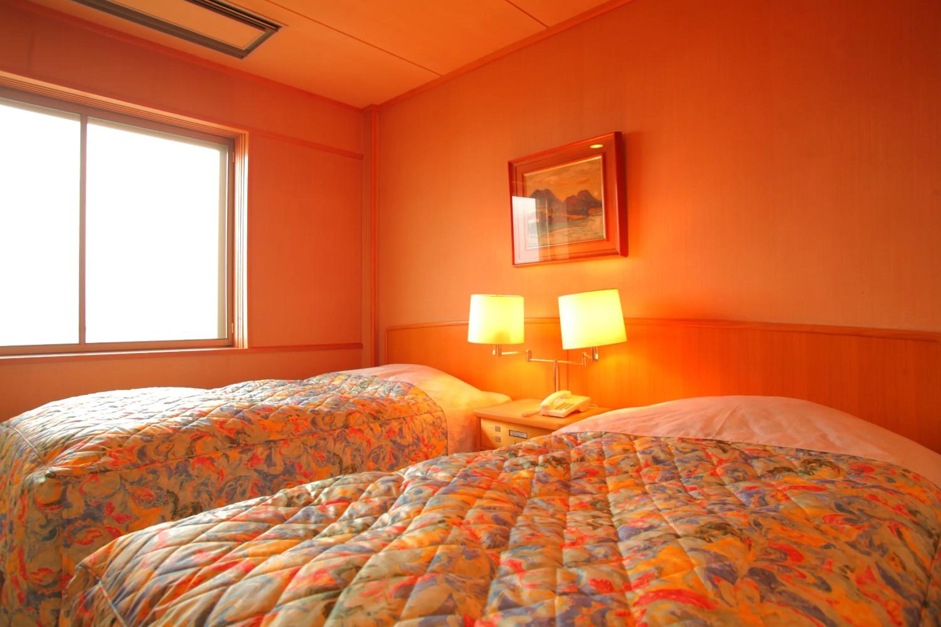 Photo of the whole room, Bed in Eihokaku