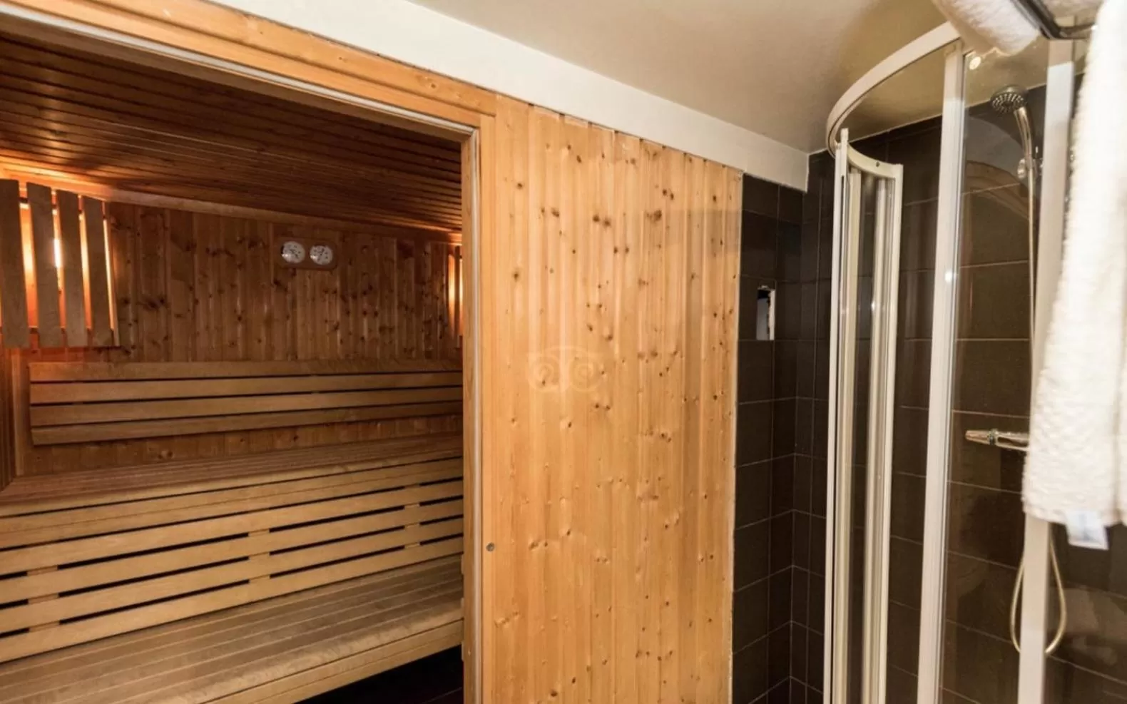 Sauna in Hôtel Le Fabe