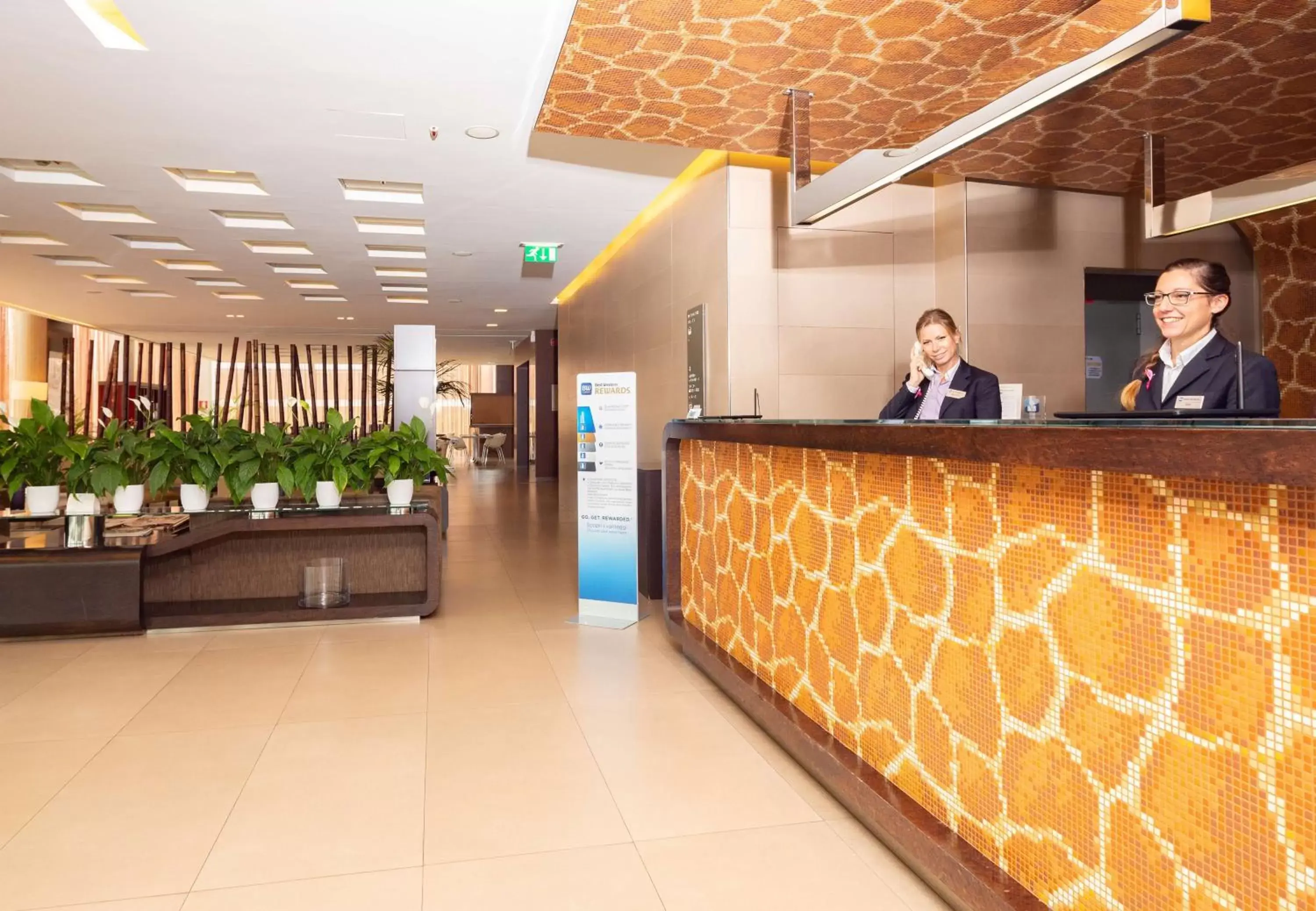 Lobby or reception, Lobby/Reception in Best Western Hotel Goldenmile Milan