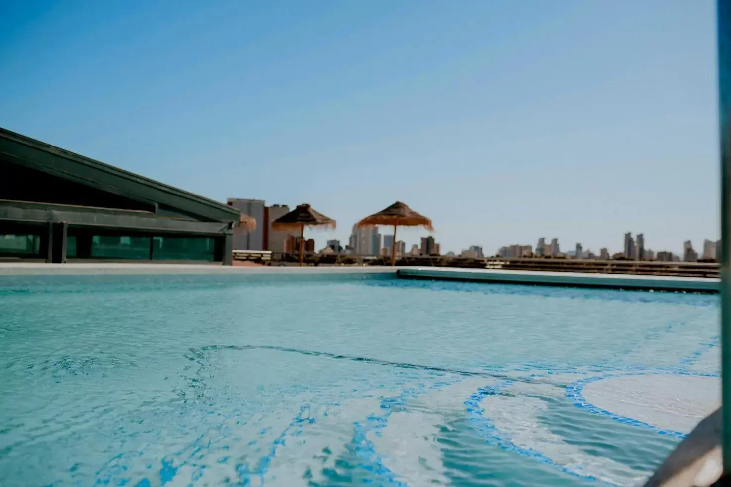 Lounge or bar, Swimming Pool in Hotel Deloix 4* Sup