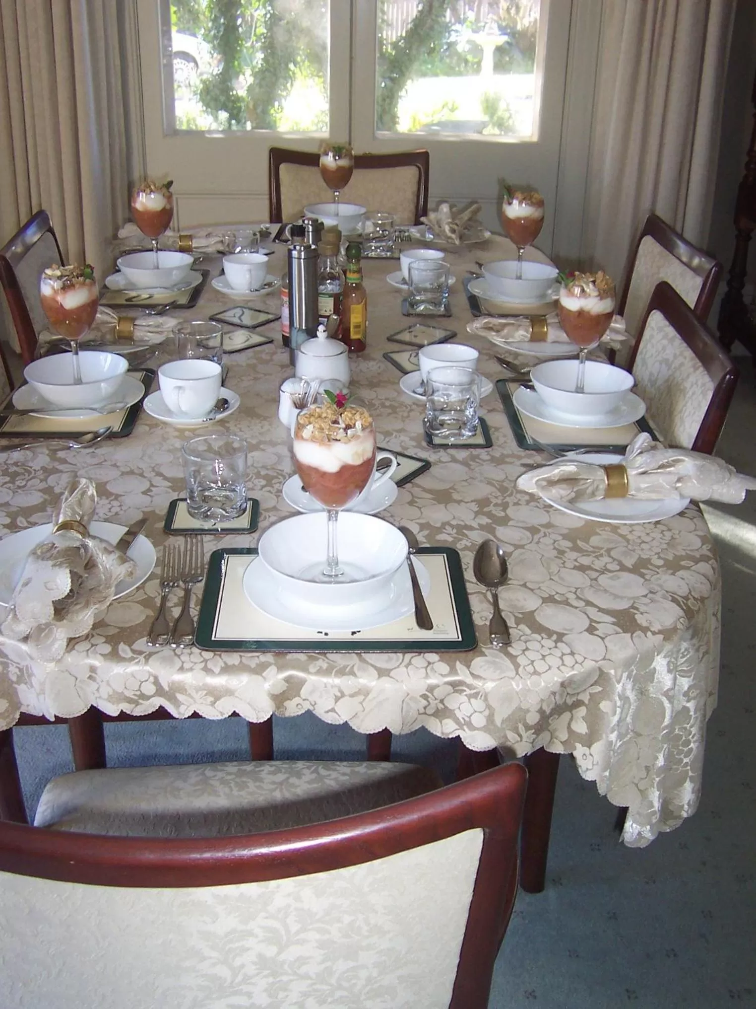 Dining area in Forgandenny House B&B