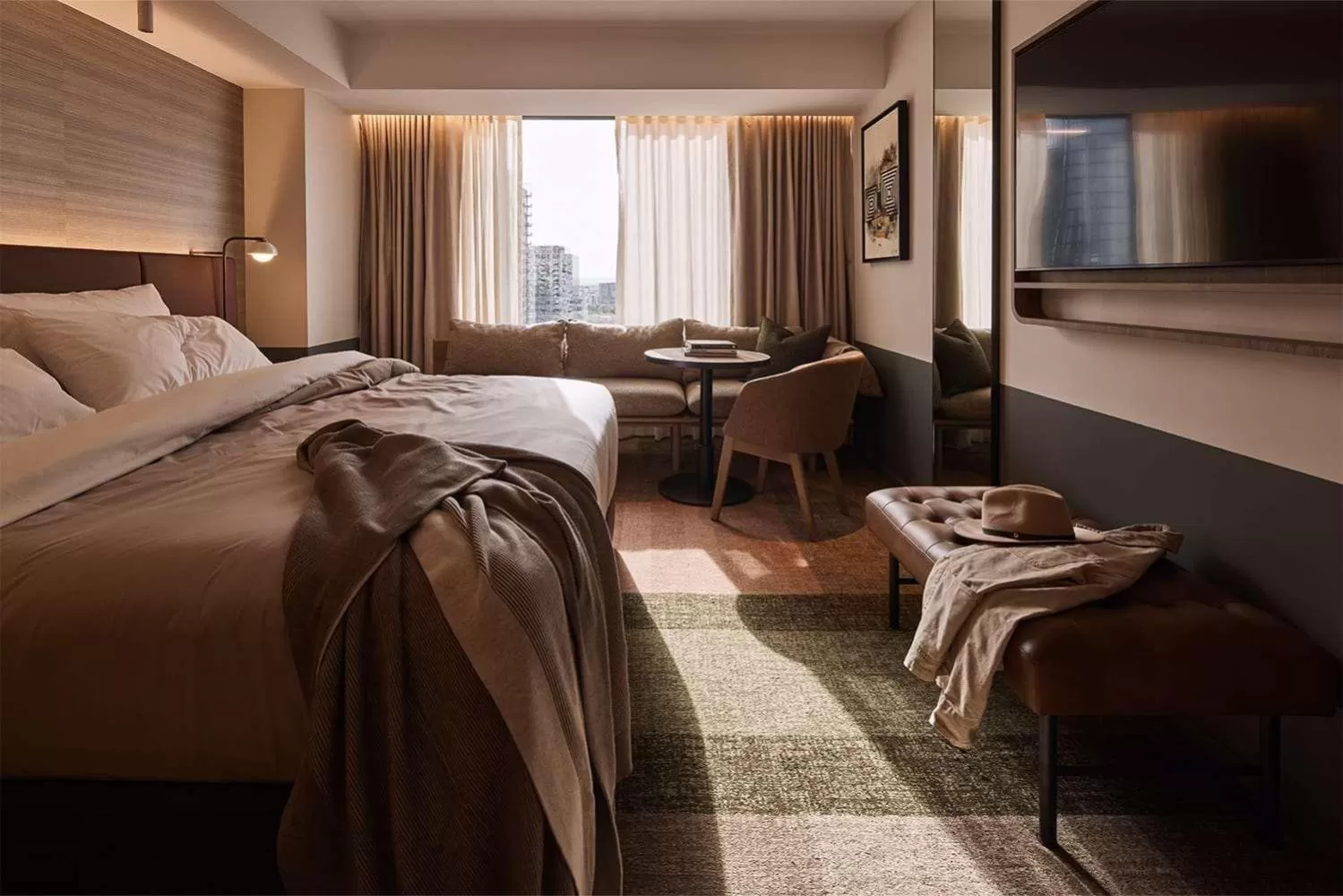 Bedroom, Bed in Rydges Melbourne