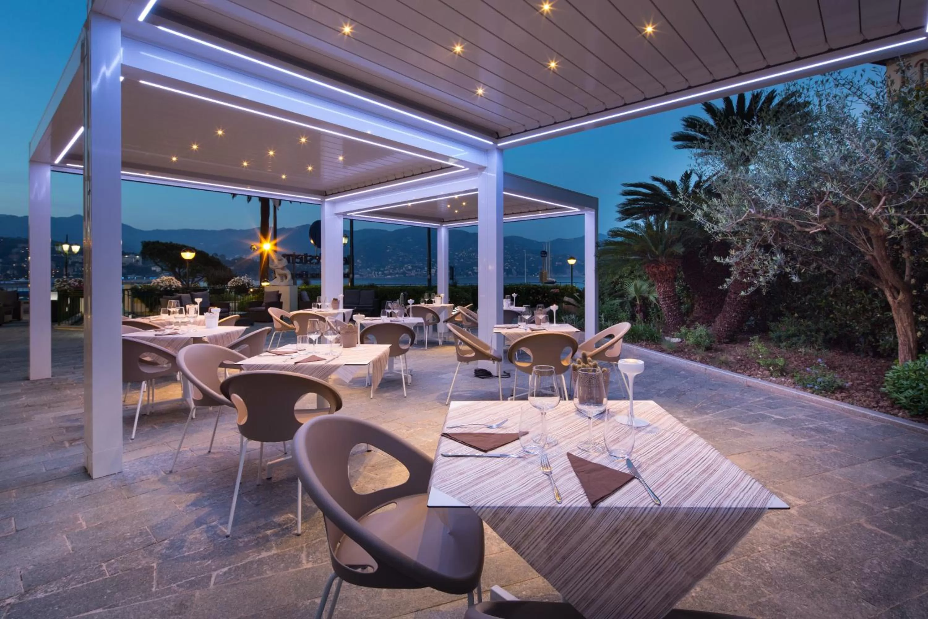 Patio in Best Western Regina Elena