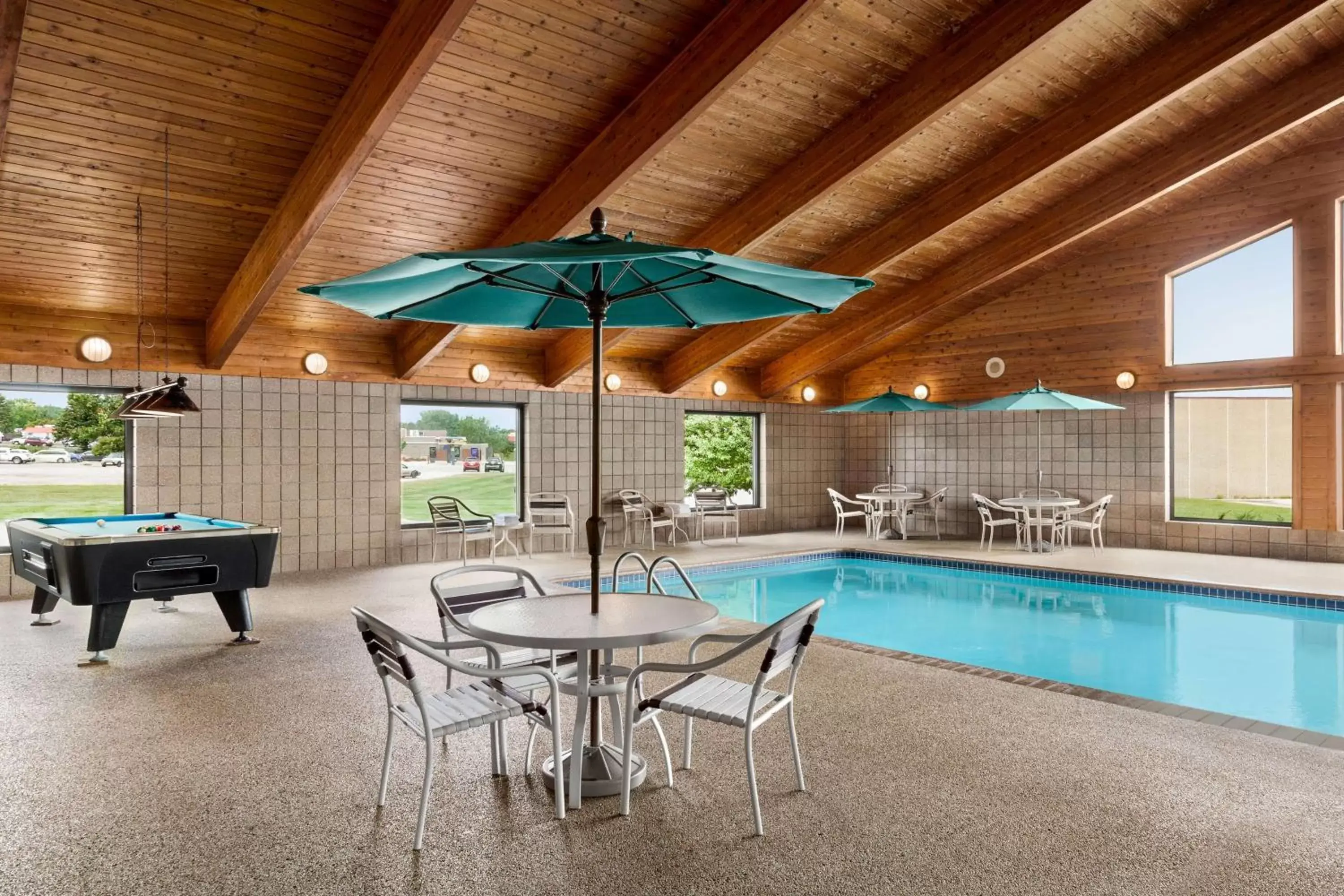 Pool view, Swimming Pool in AmericInn by Wyndham Sauk Centre