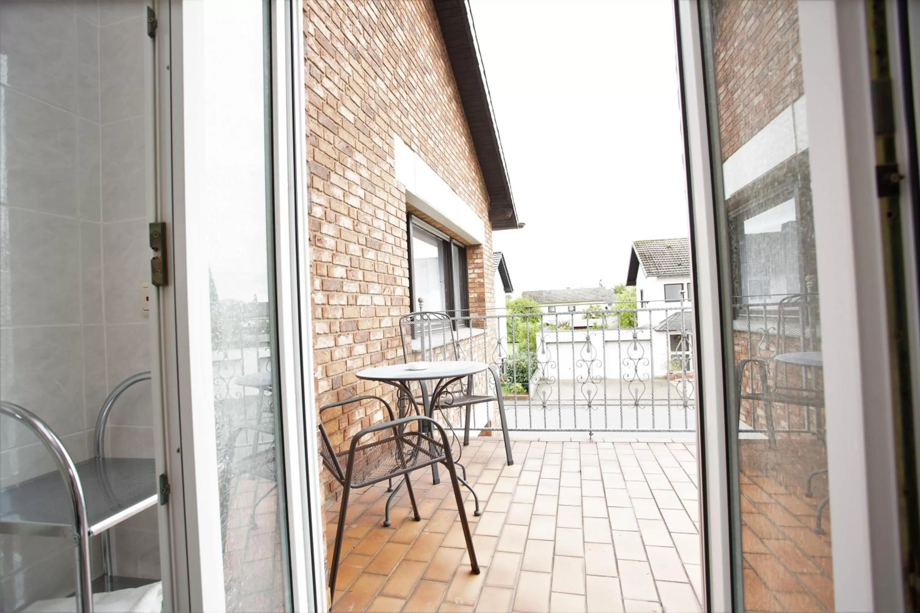 Balcony/Terrace in Gästehaus Am Vogelsang