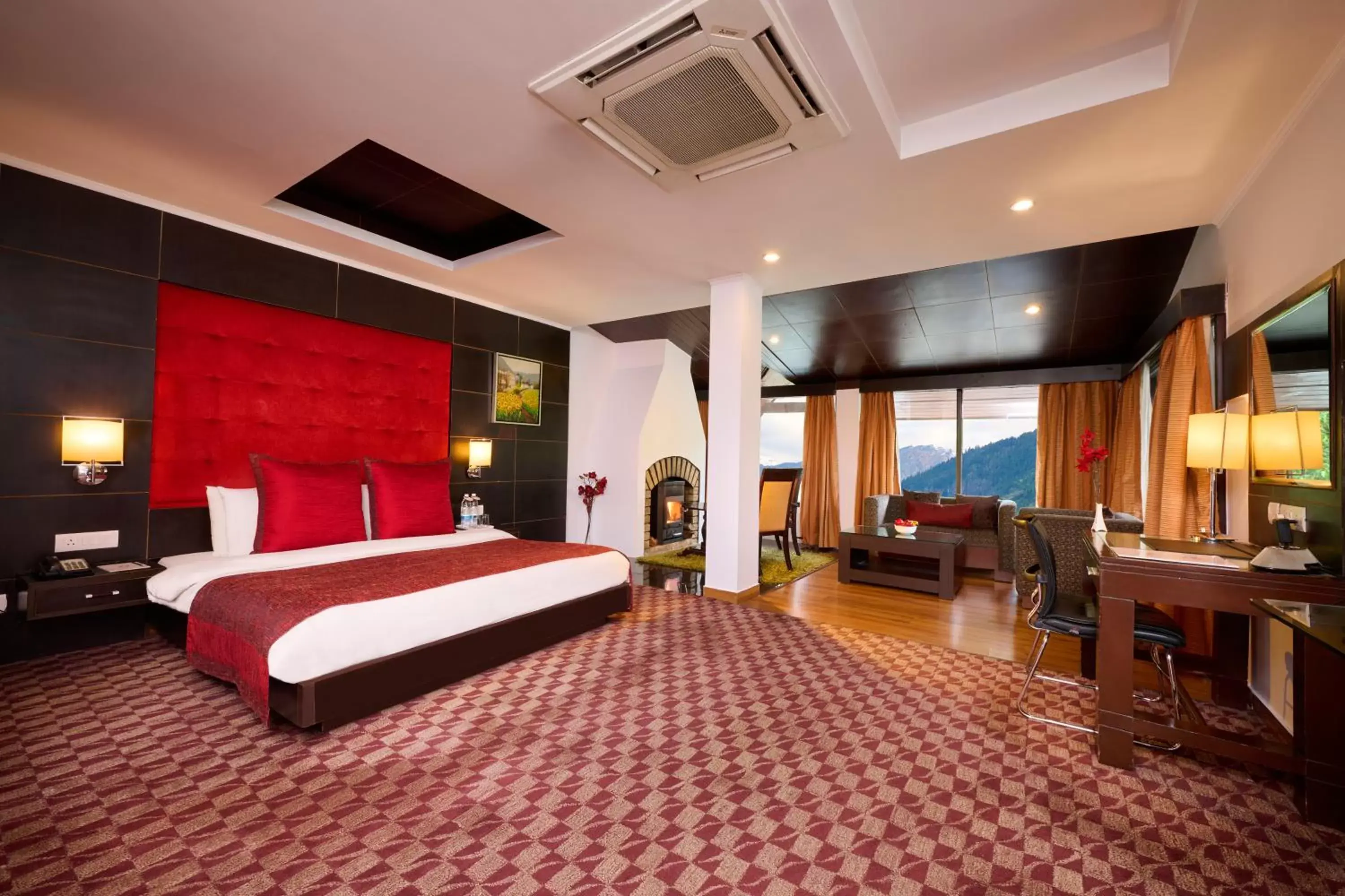 Bedroom in Renest River Country Resort Manali