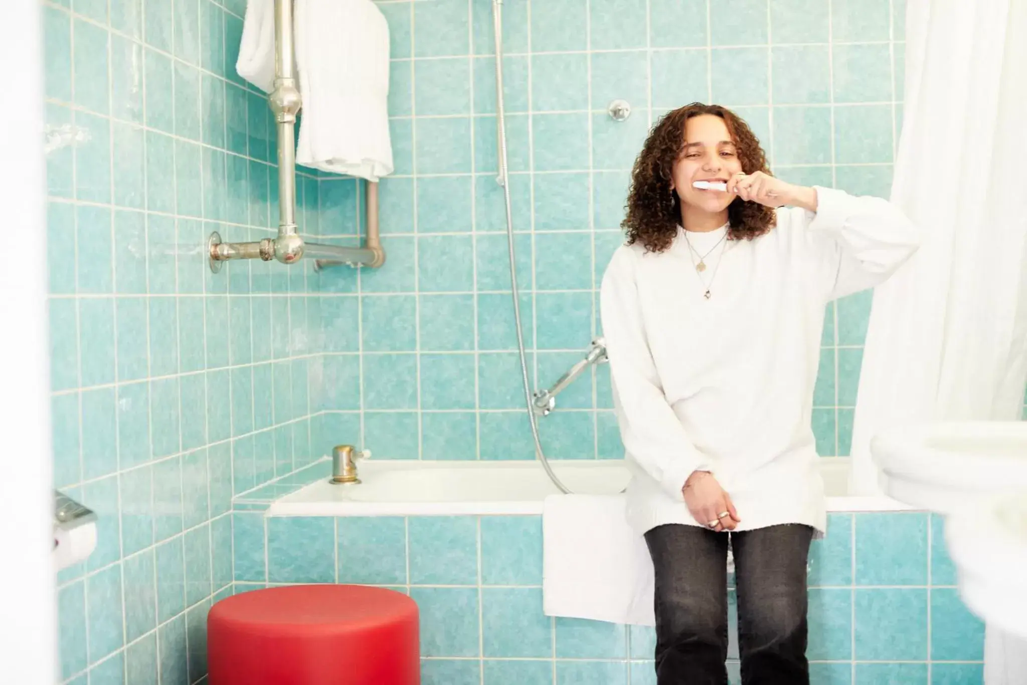 Bathroom in Kurhaus Lenzerheide