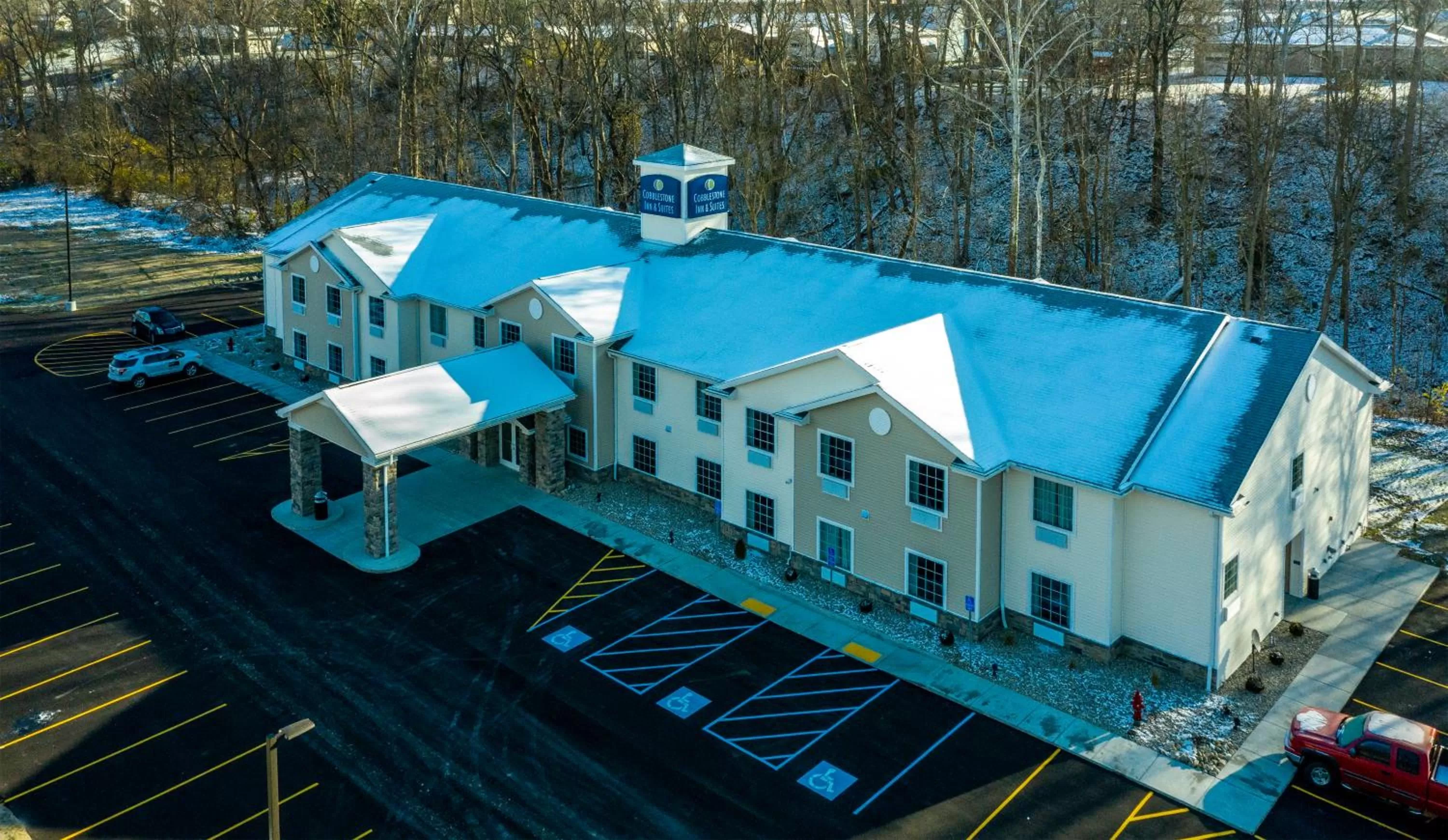 Bird's eye view in Cobblestone Inn & Suites - Brookville