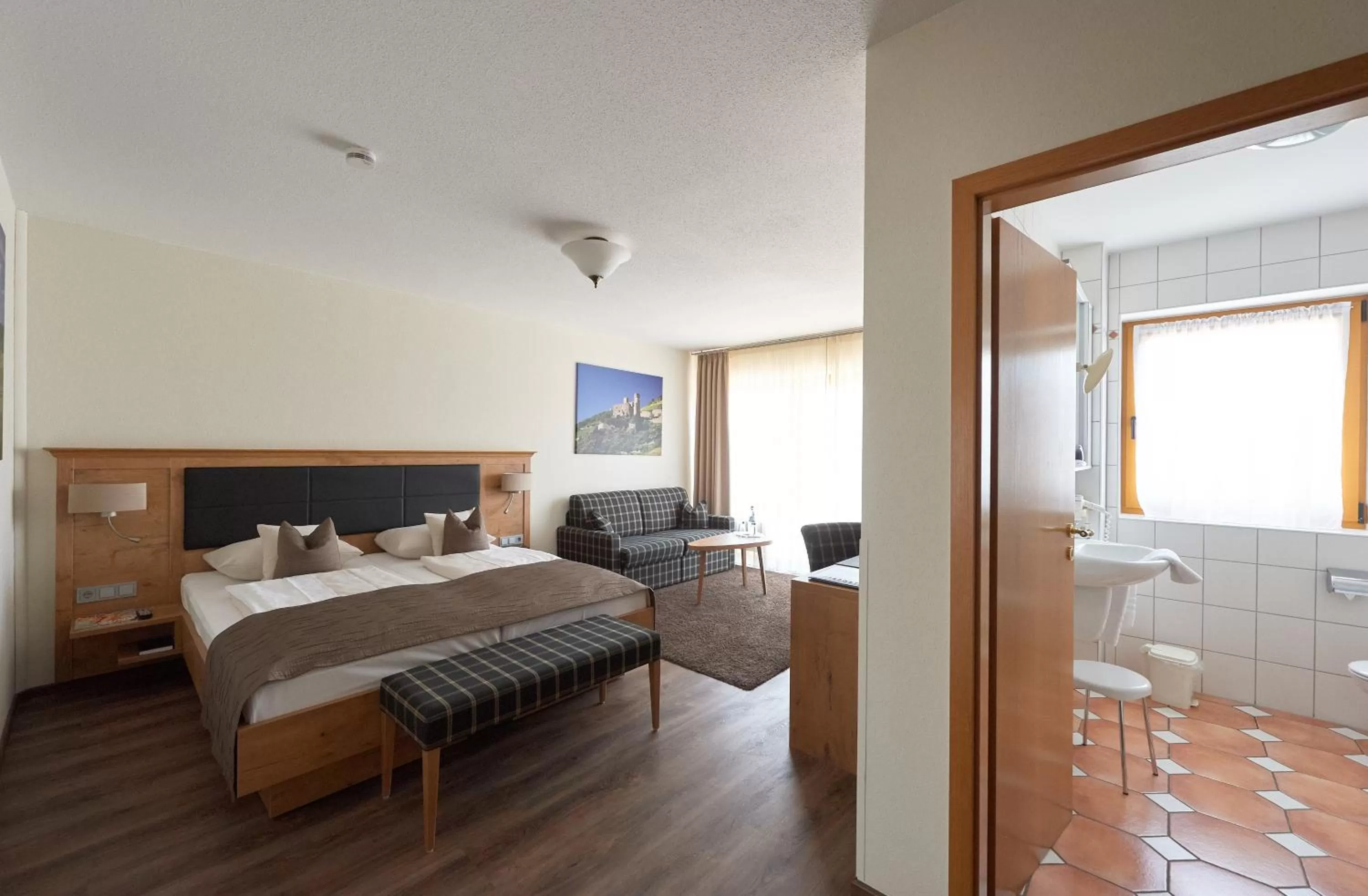 Photo of the whole room, Bed in Fetzers Landhotel