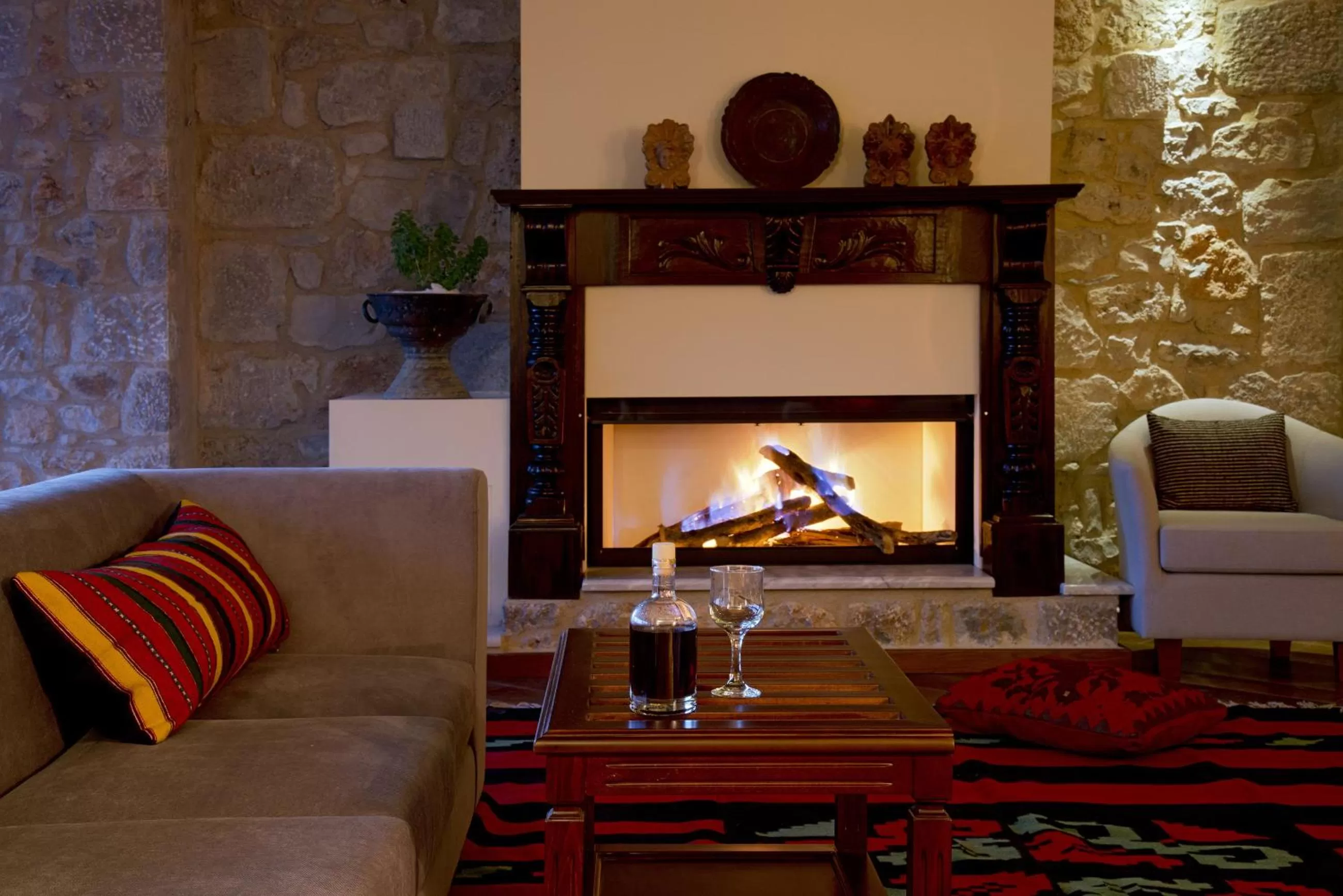 Lounge or bar in Ellinon Thea Arachova