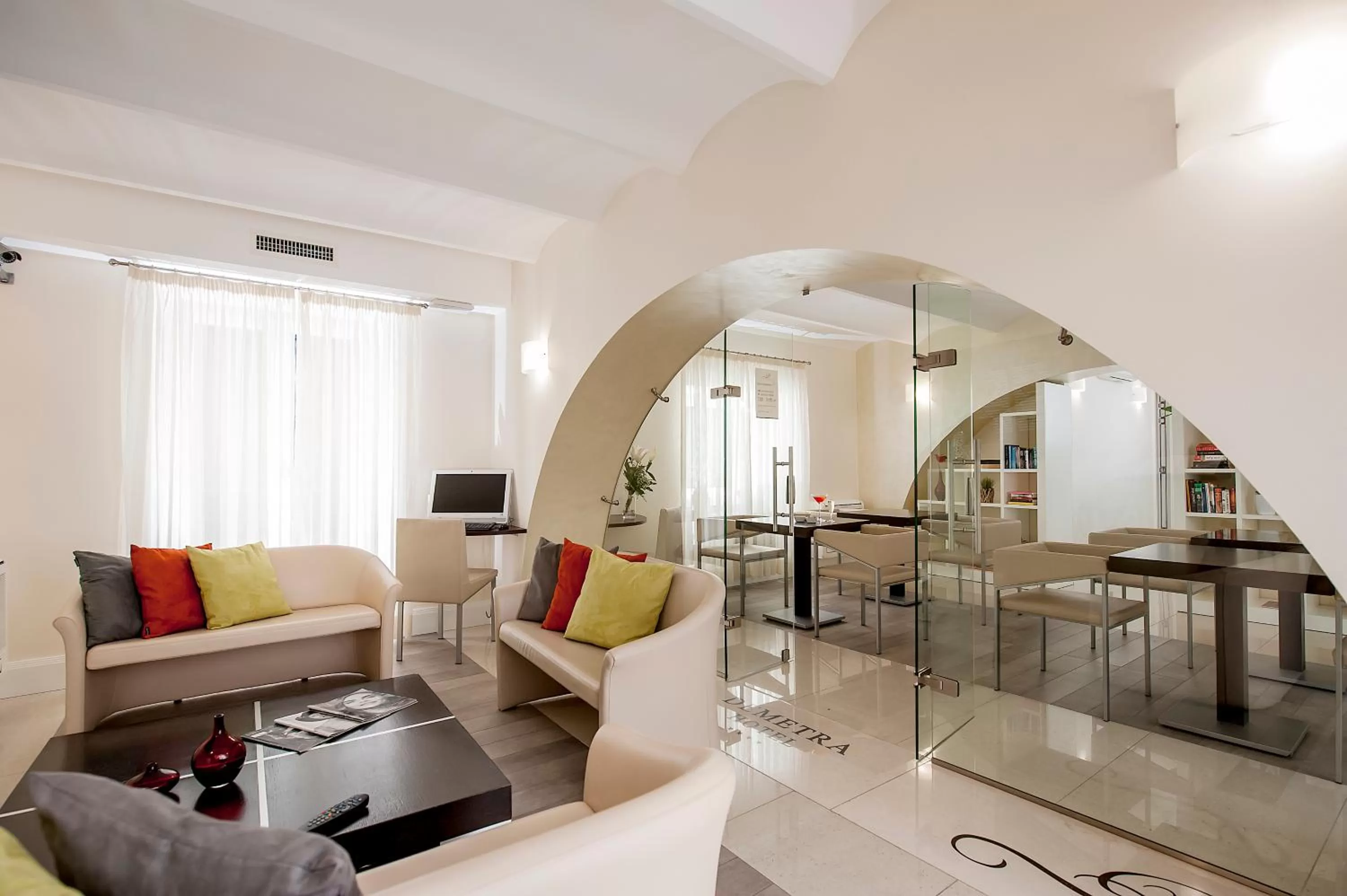 Lobby or reception in Demetra Hotel