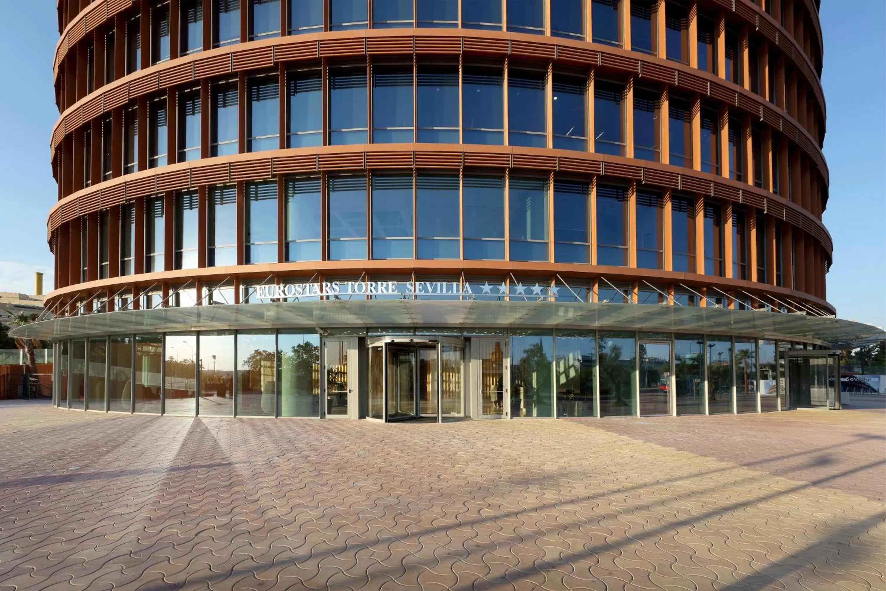 Facade/entrance in Eurostars Torre Sevilla
