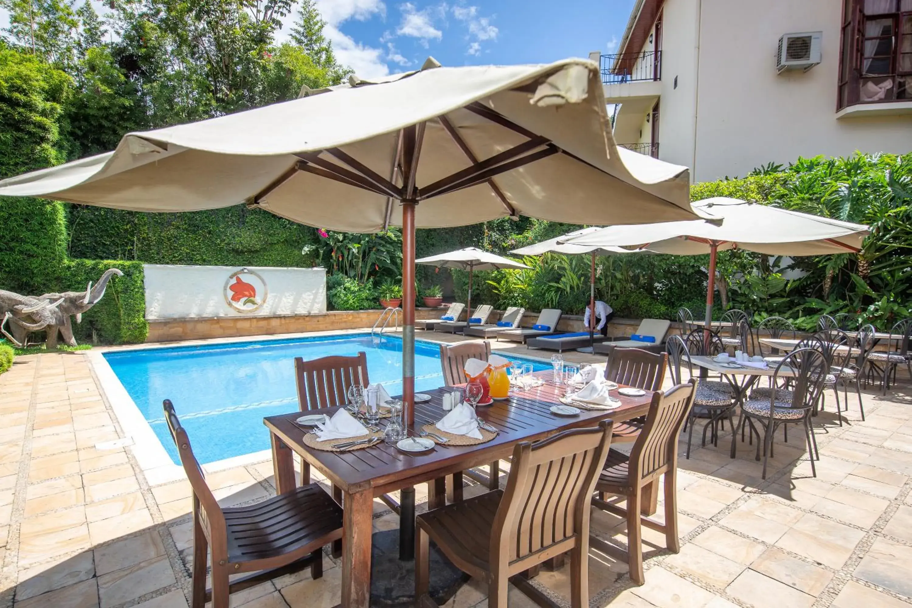 Property building in African Tulip Hotel Property building in African Tulip Hotel