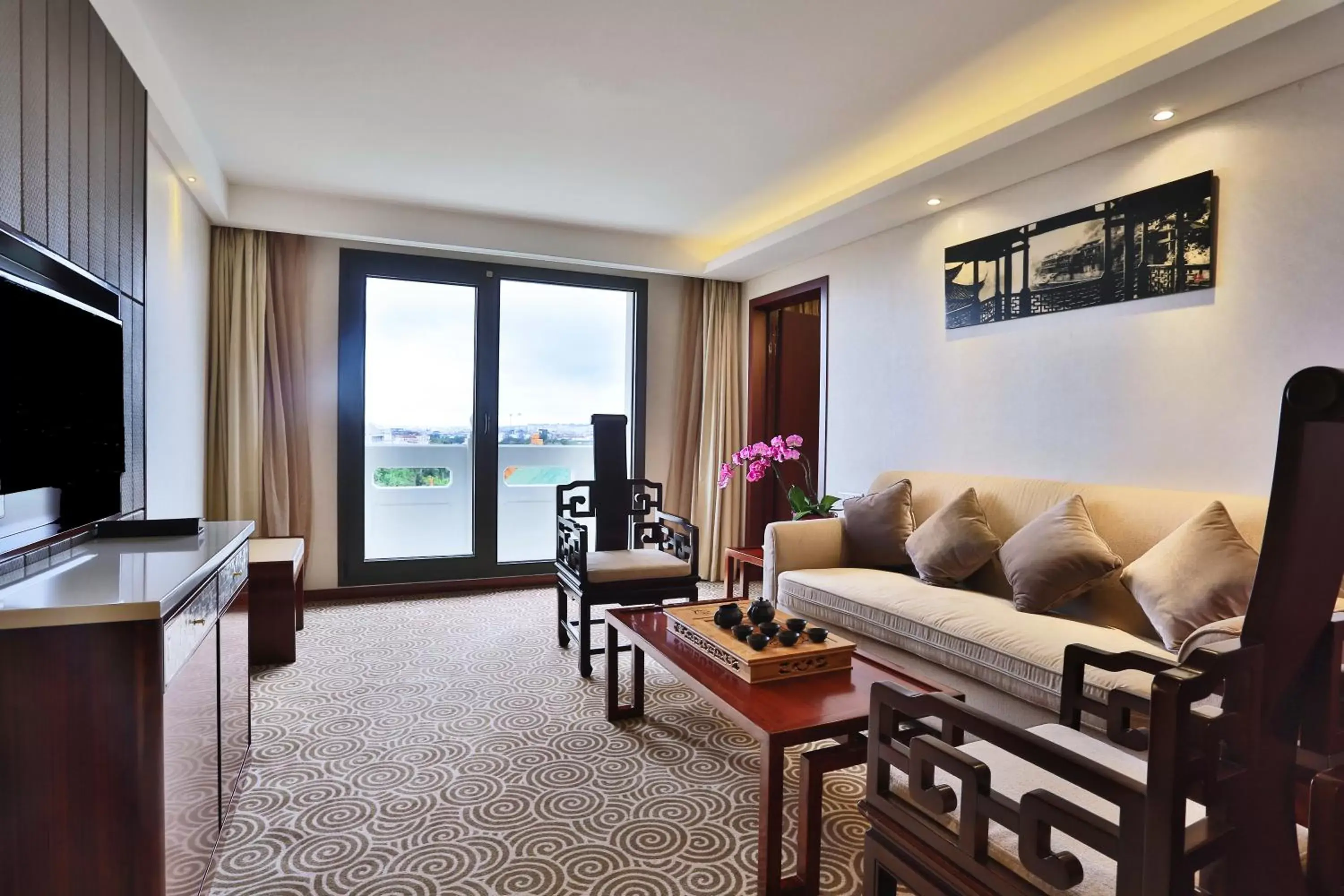 Living room, Seating Area in Hôtel Huatian Chinagora
