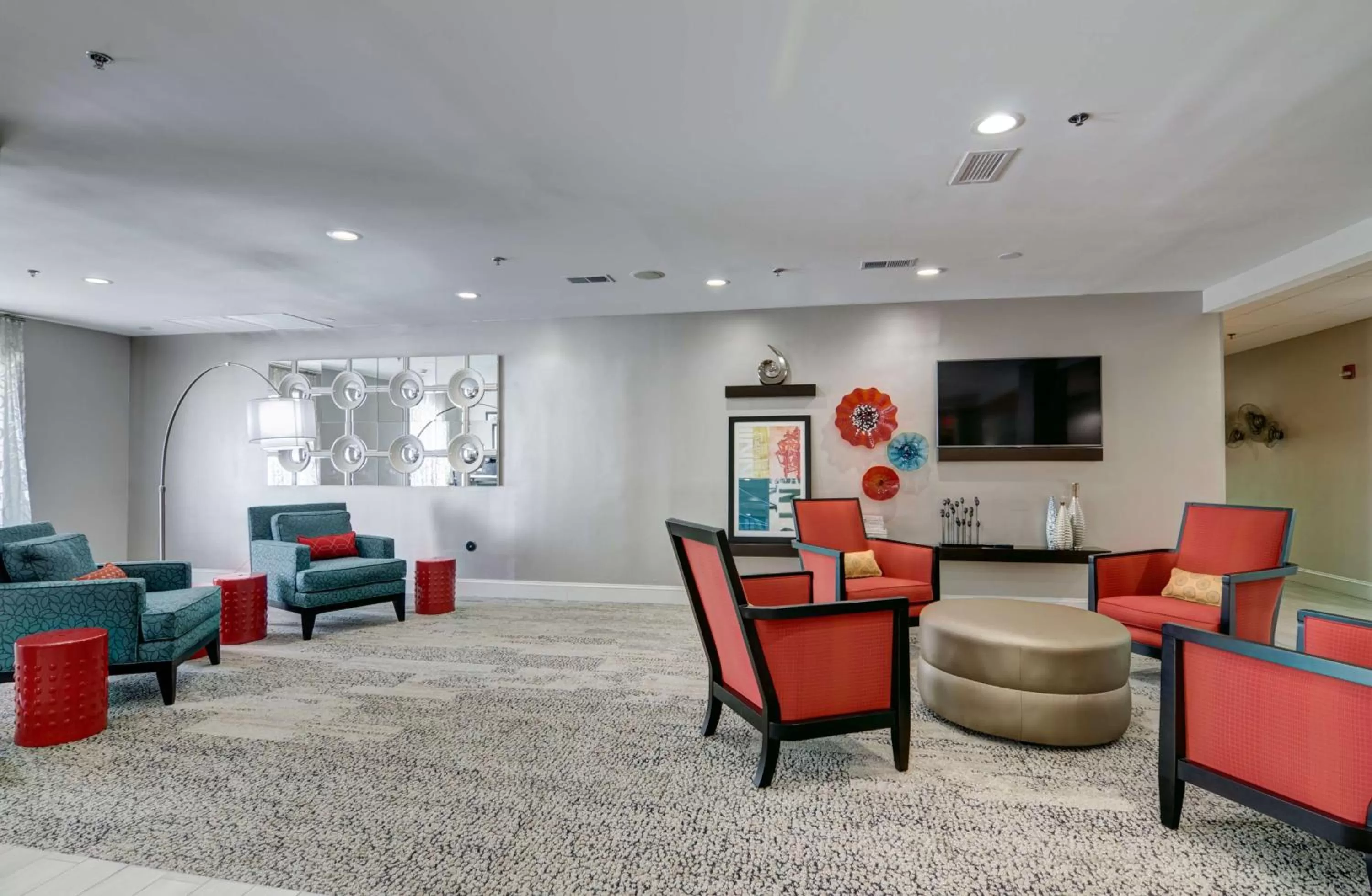Lobby or reception in Hampton Inn Salem