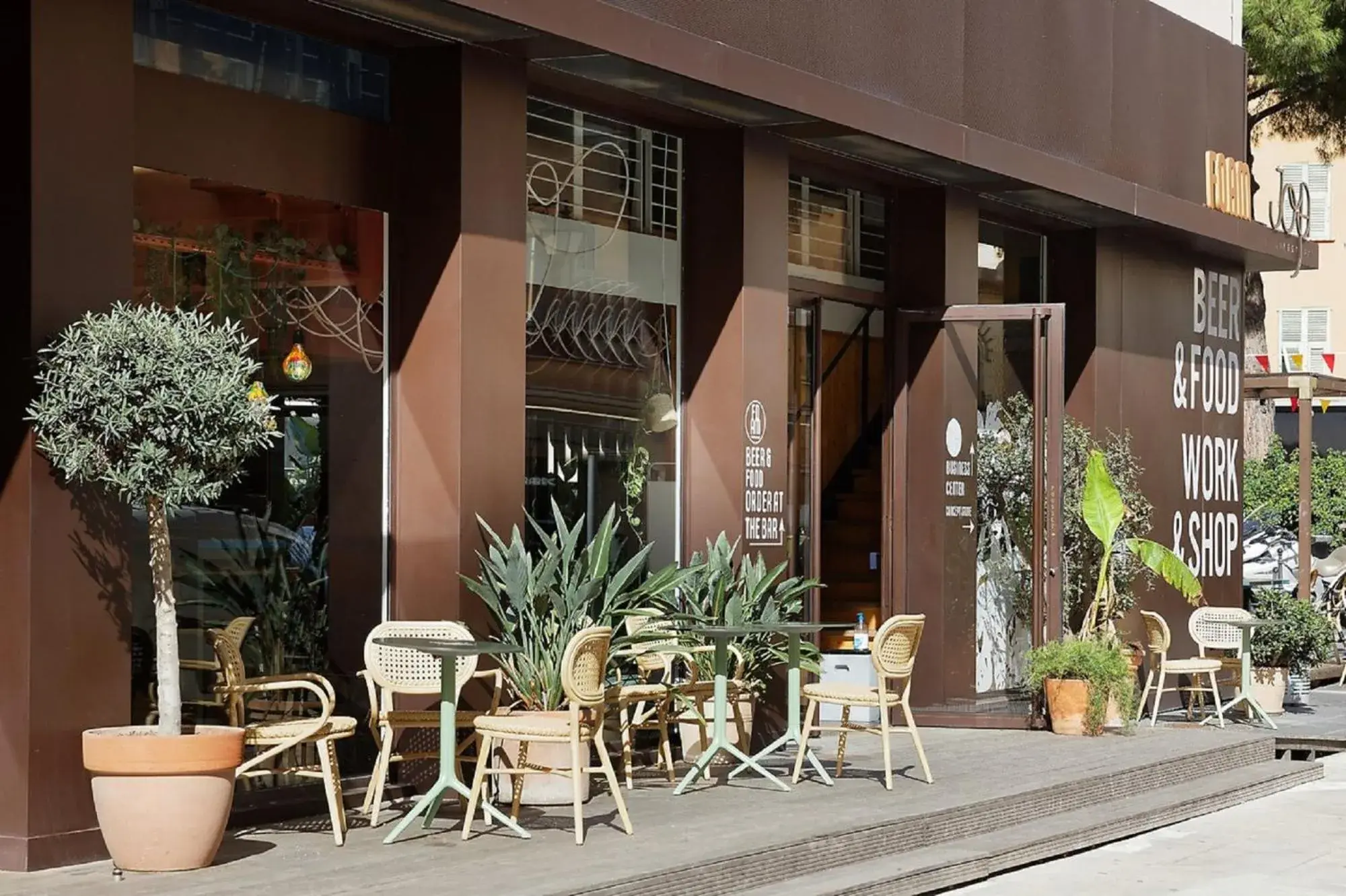 Property building in Hotel du Pin Nice Port Property building in Hotel du Pin Nice Port