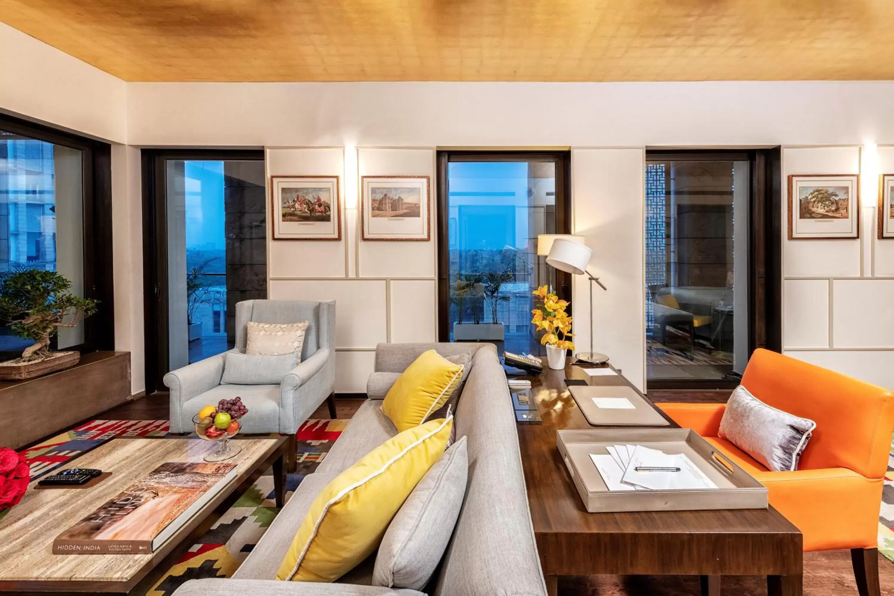 Living room, Seating Area in The Lodhi - A member of The Leading Hotels Of The World