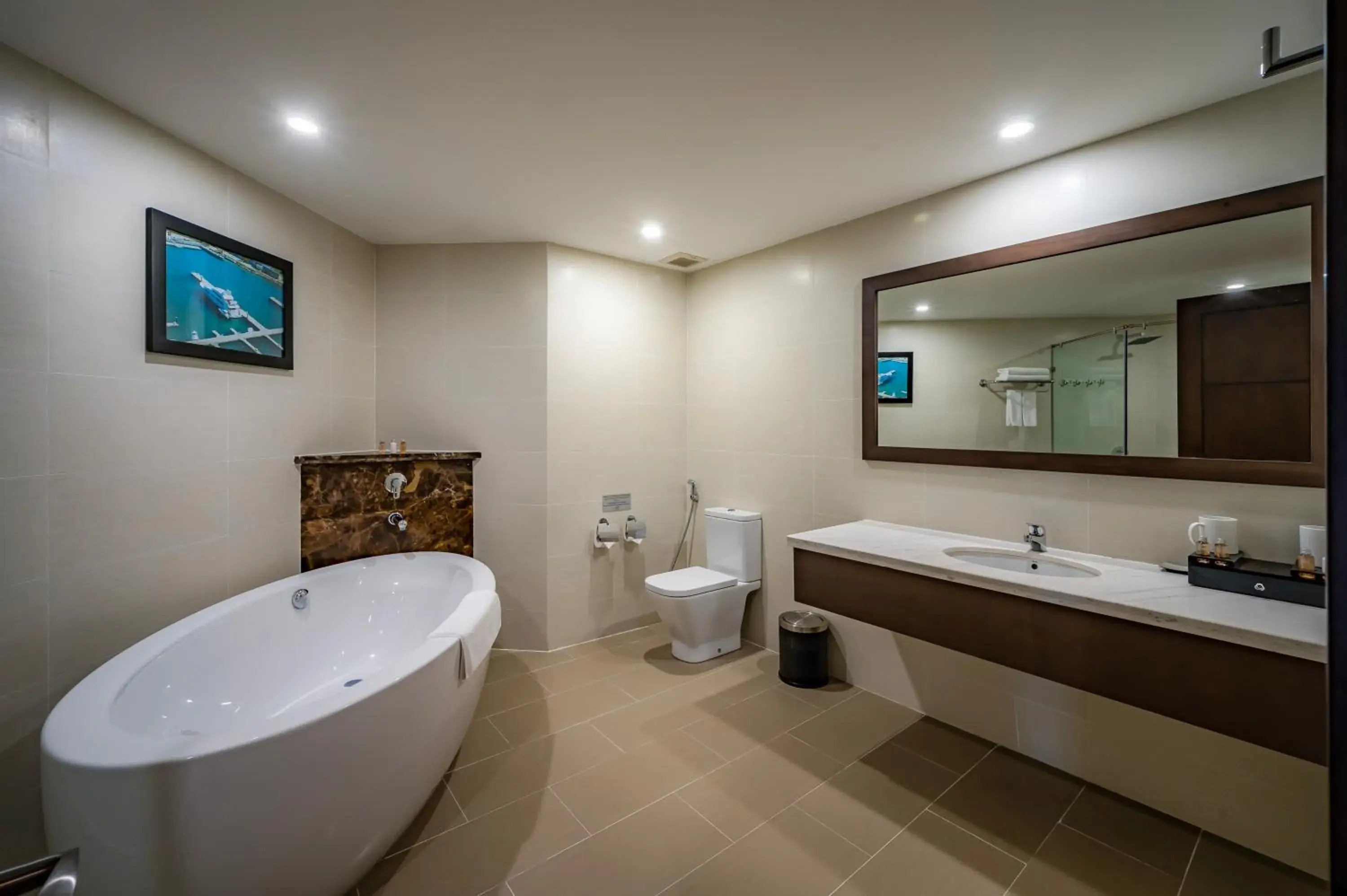 Bath, Bathroom in Malibu Hotel