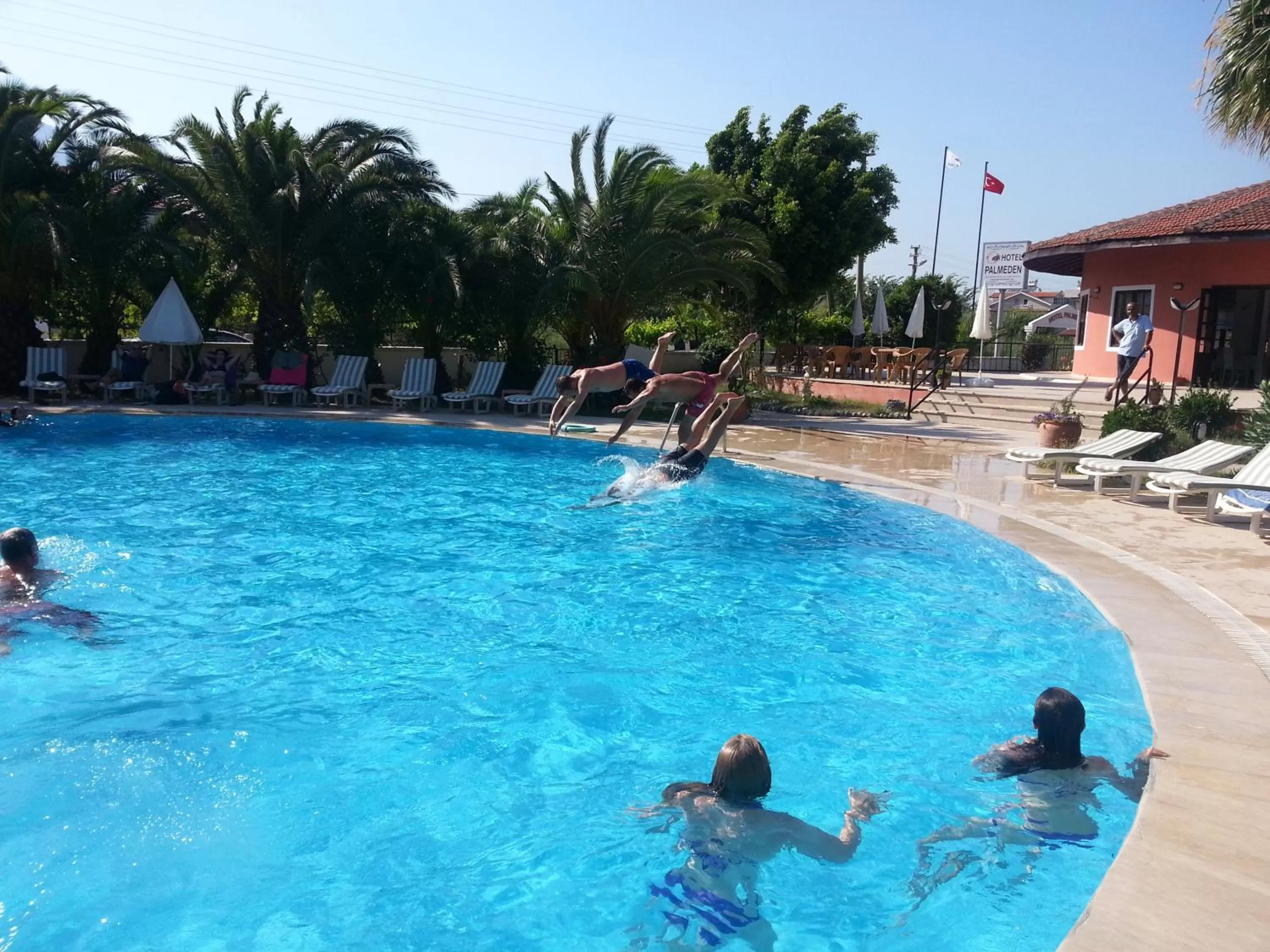 Swimming pool in Hotel Palme Dalyan