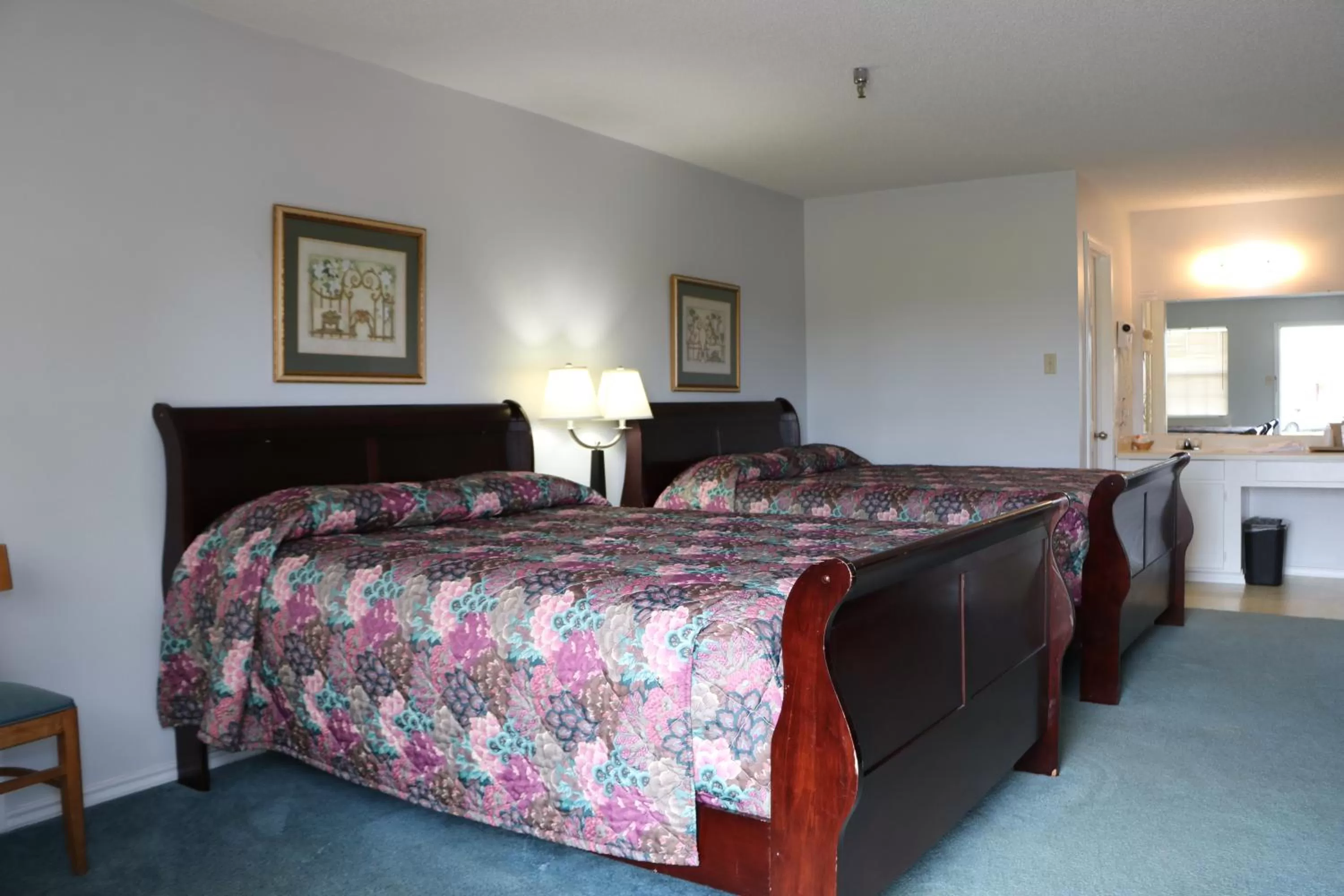 Bed in Bent Tree Motel