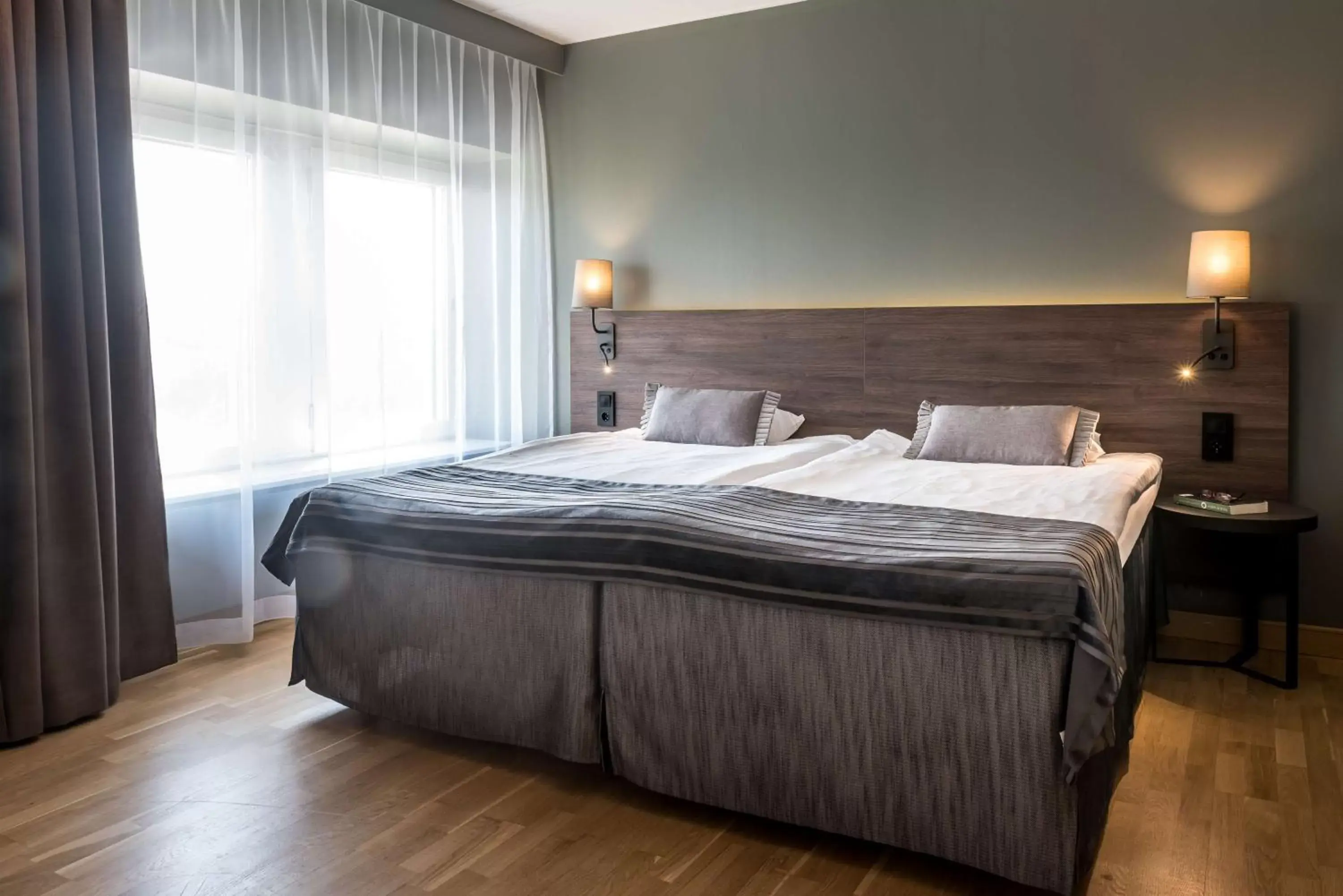 Bedroom, Bed in Scandic Infra City