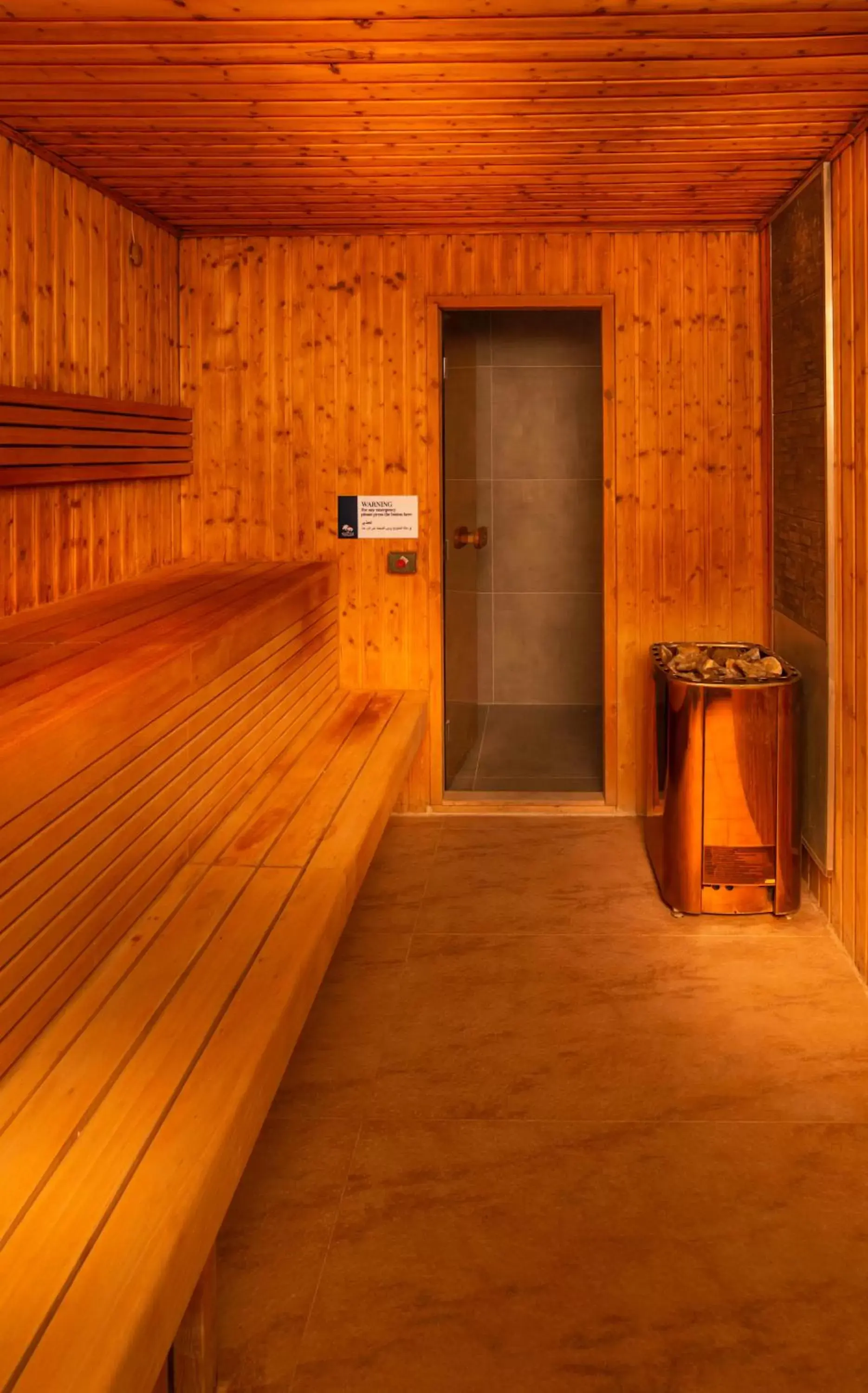 Sauna in Radisson Blu Hotel & Resort, Abu Dhabi Corniche