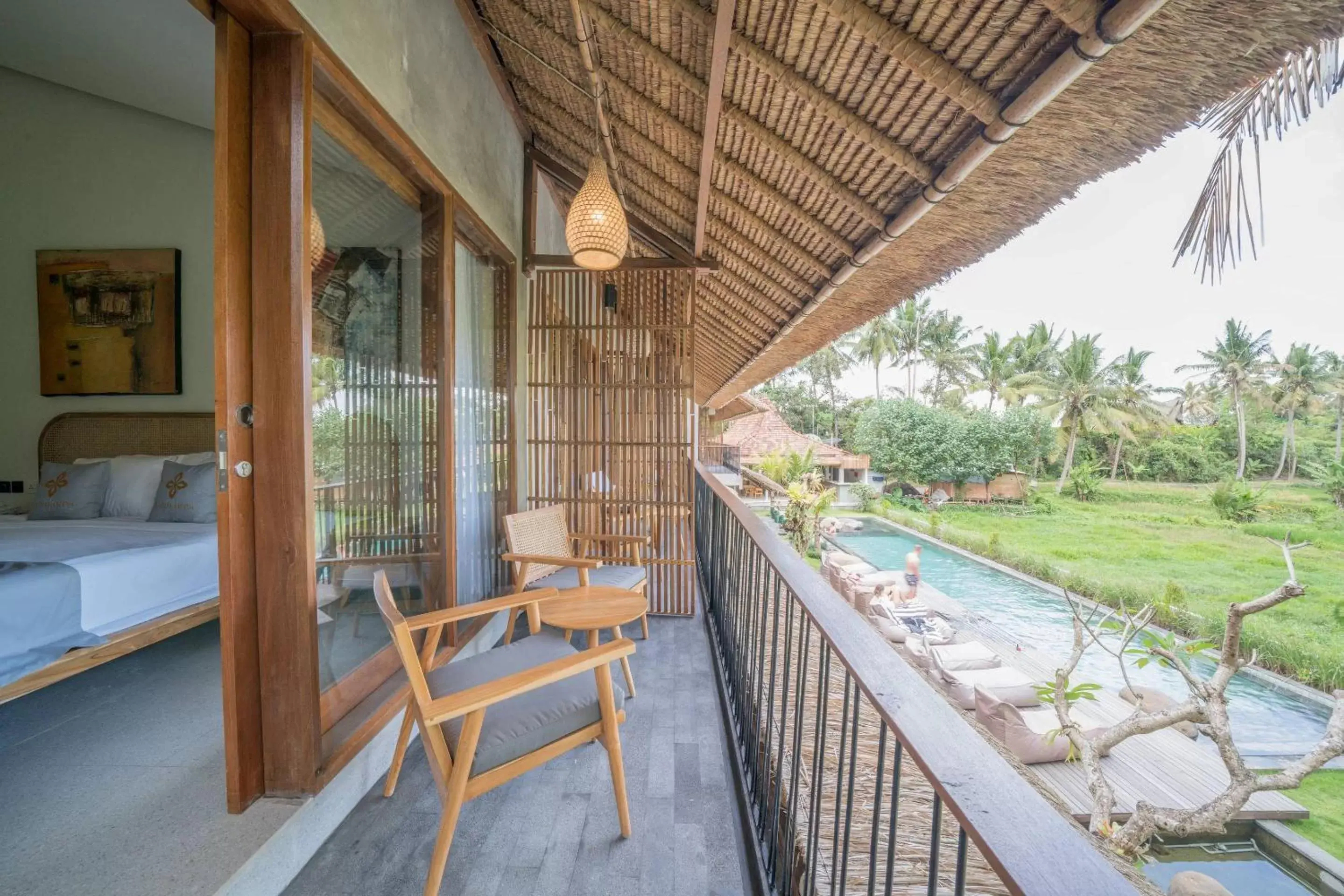 Balcony/Terrace in Kandarpa Ubud CHSE Certified