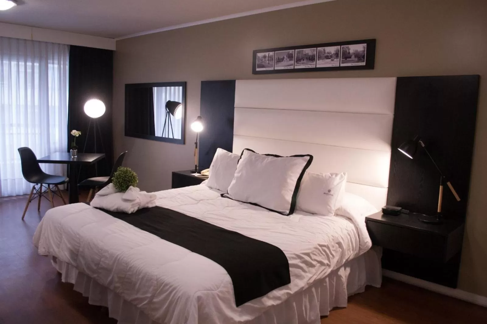 Decorative detail, Bed in Pocitos Plaza Hotel