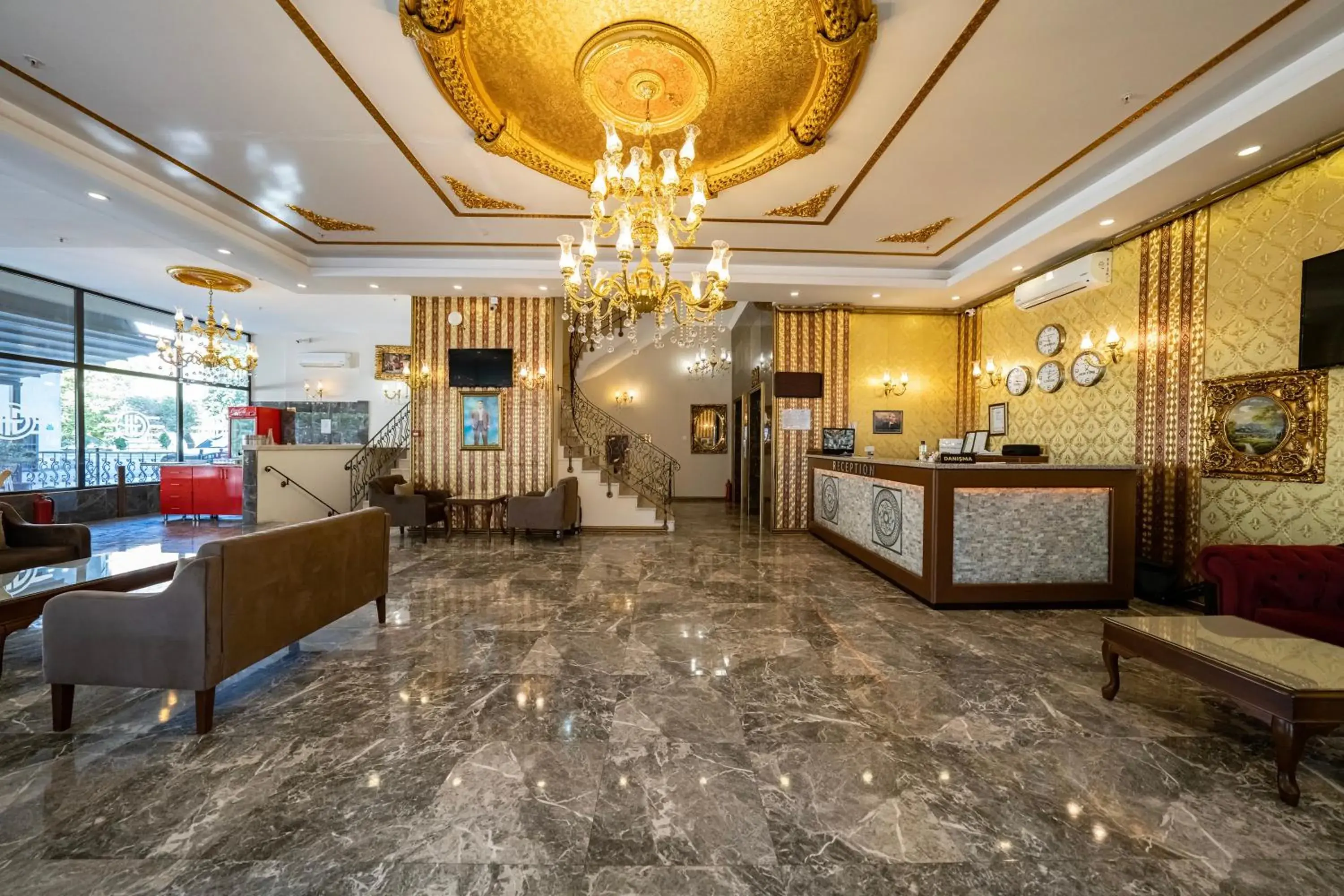 Lobby/Reception in Grand Hamit Hotel