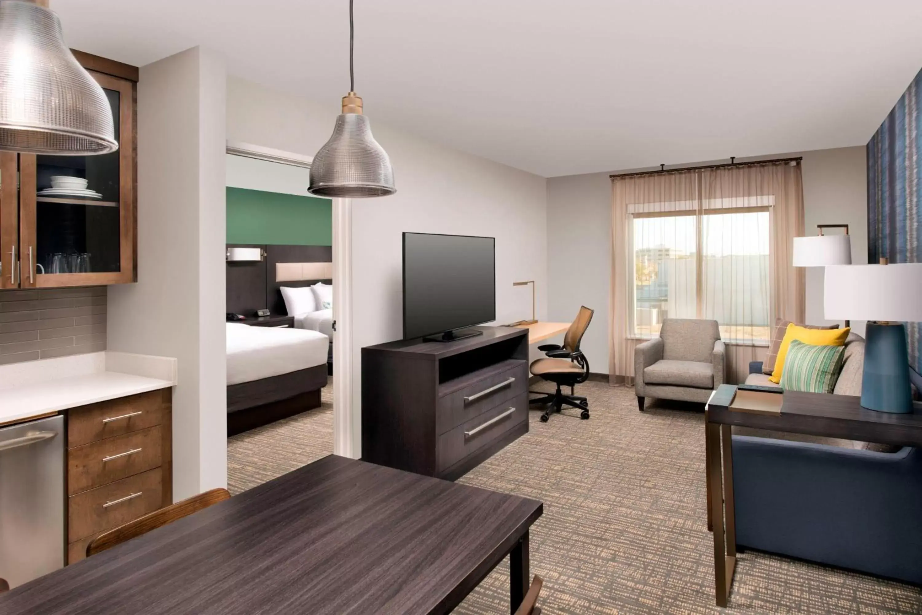 Living room, TV/Entertainment Center in Residence Inn by Marriott New Orleans Elmwood