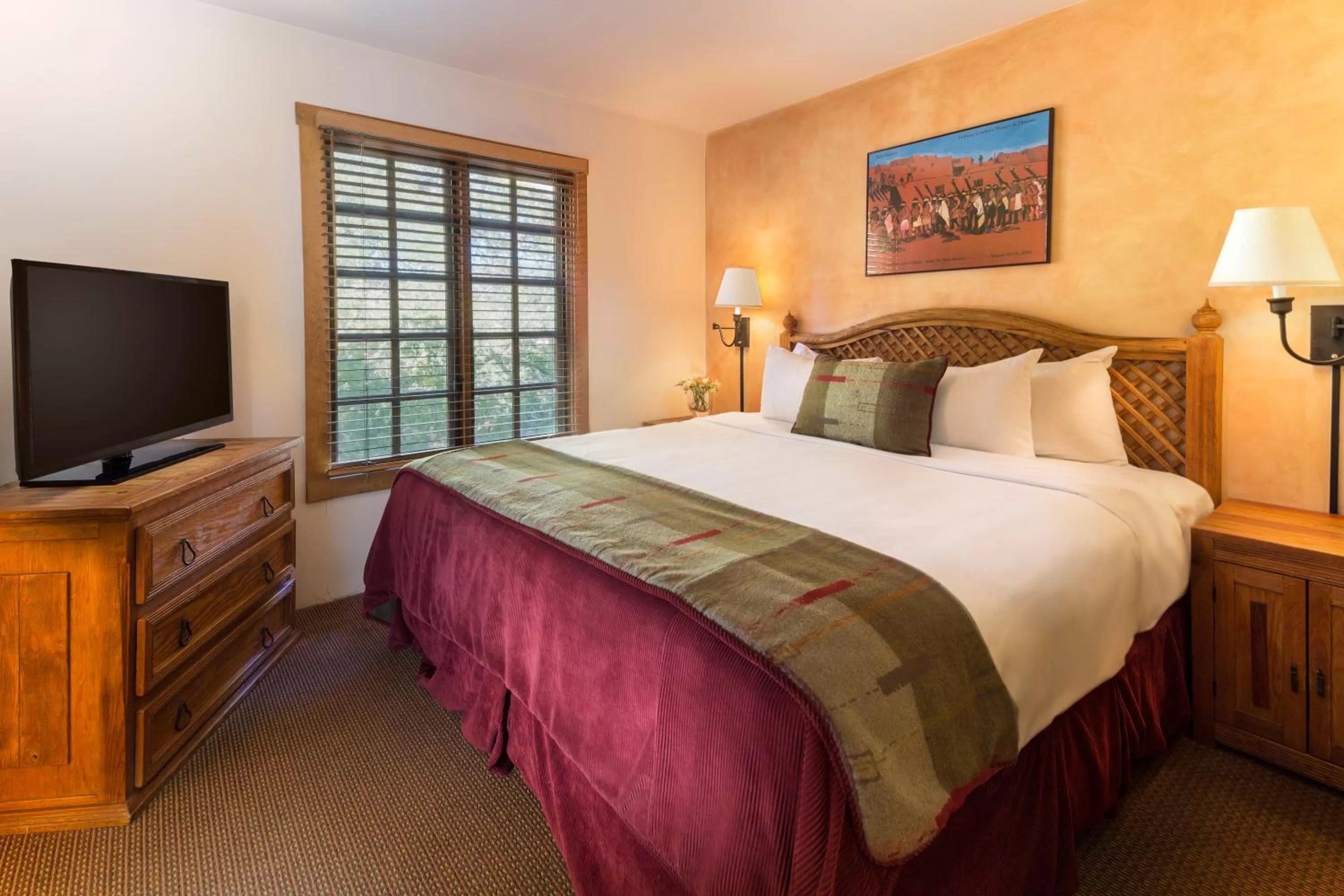 Bed in Hotel Santa Fe