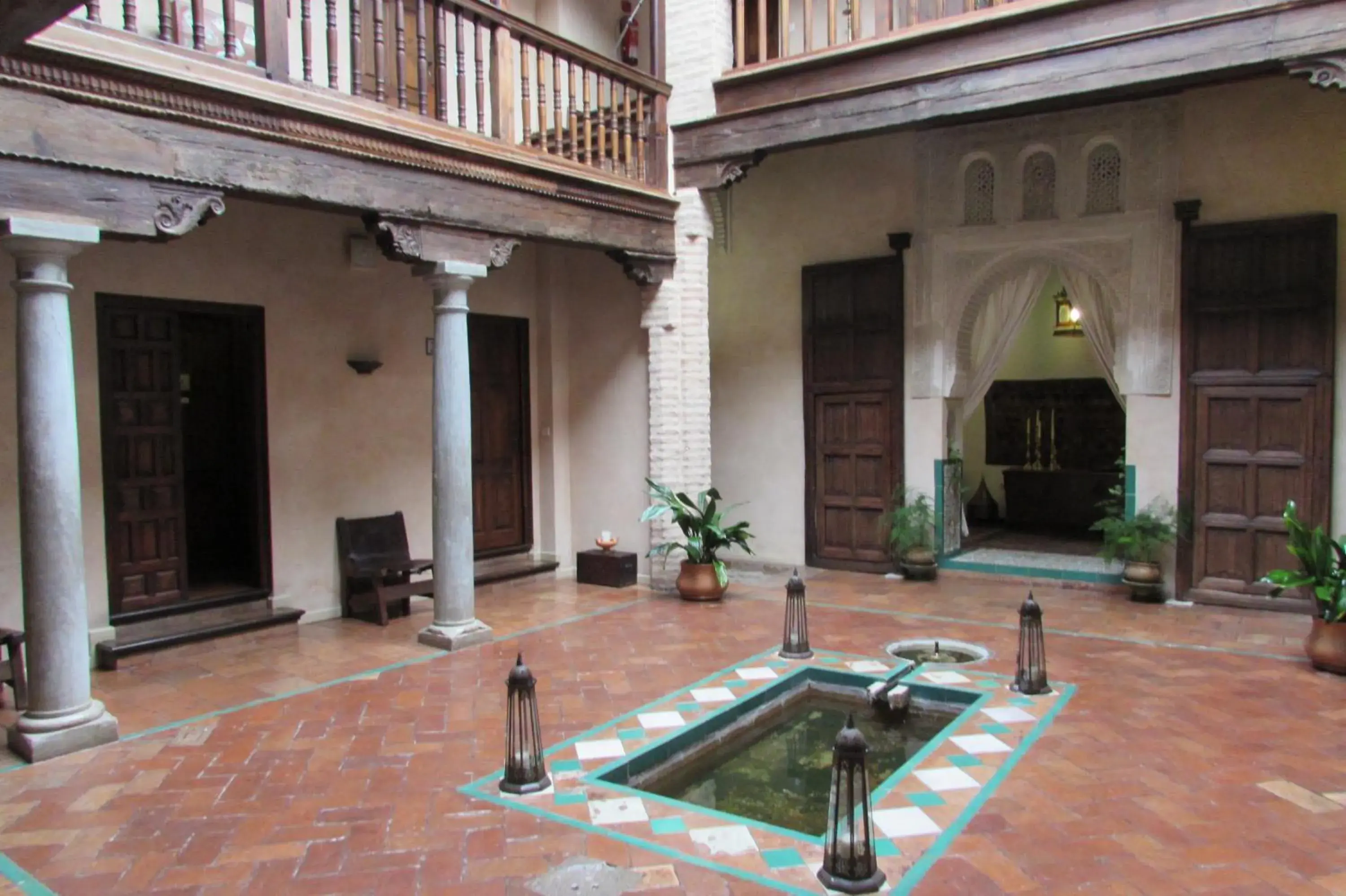 Lobby or reception in Hotel Casa Morisca