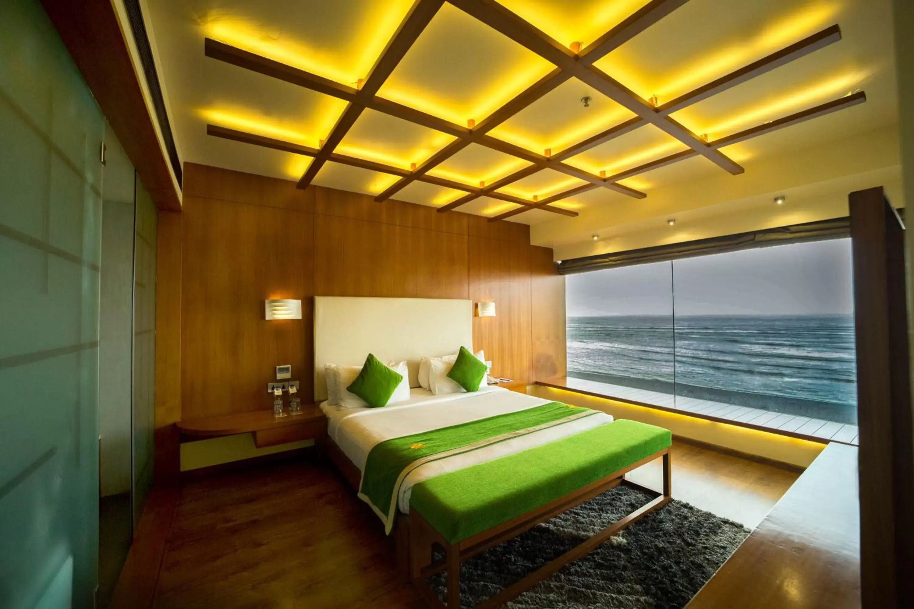 Bed in The Gold Beach Resort