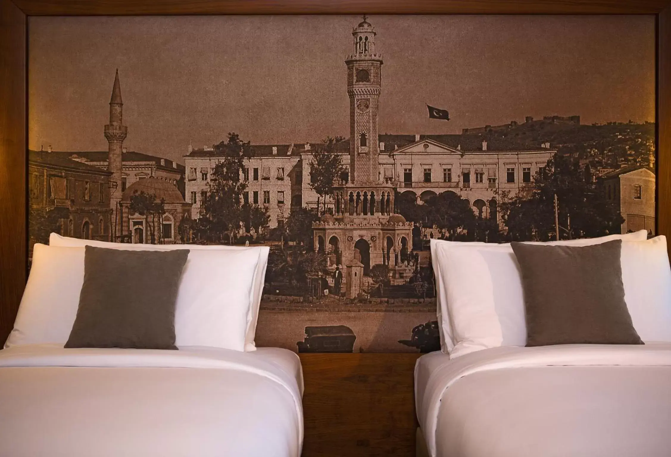Bed in Renaissance Izmir Hotel