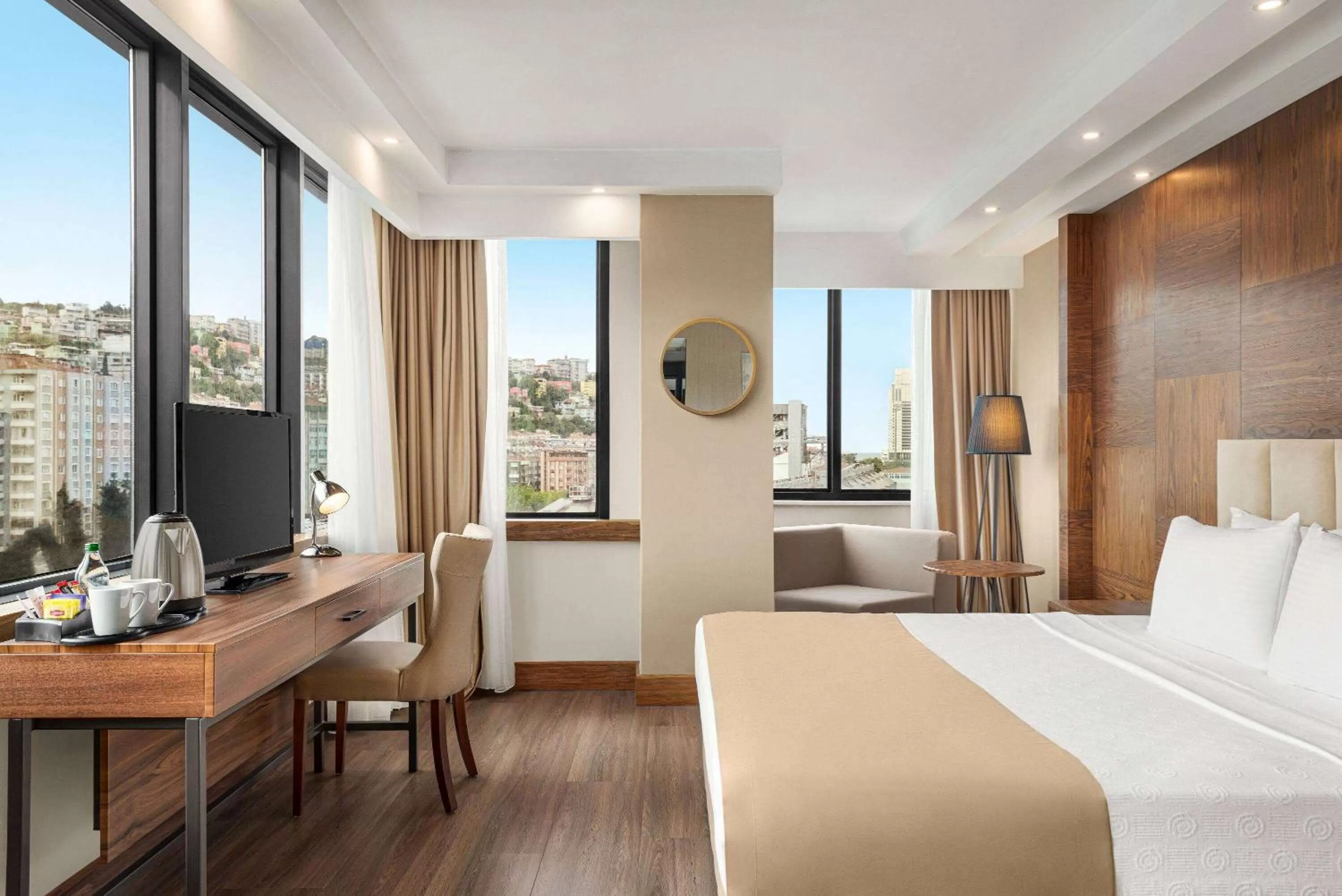 Bedroom, Bed in Ramada Plaza by Wyndham Samsun