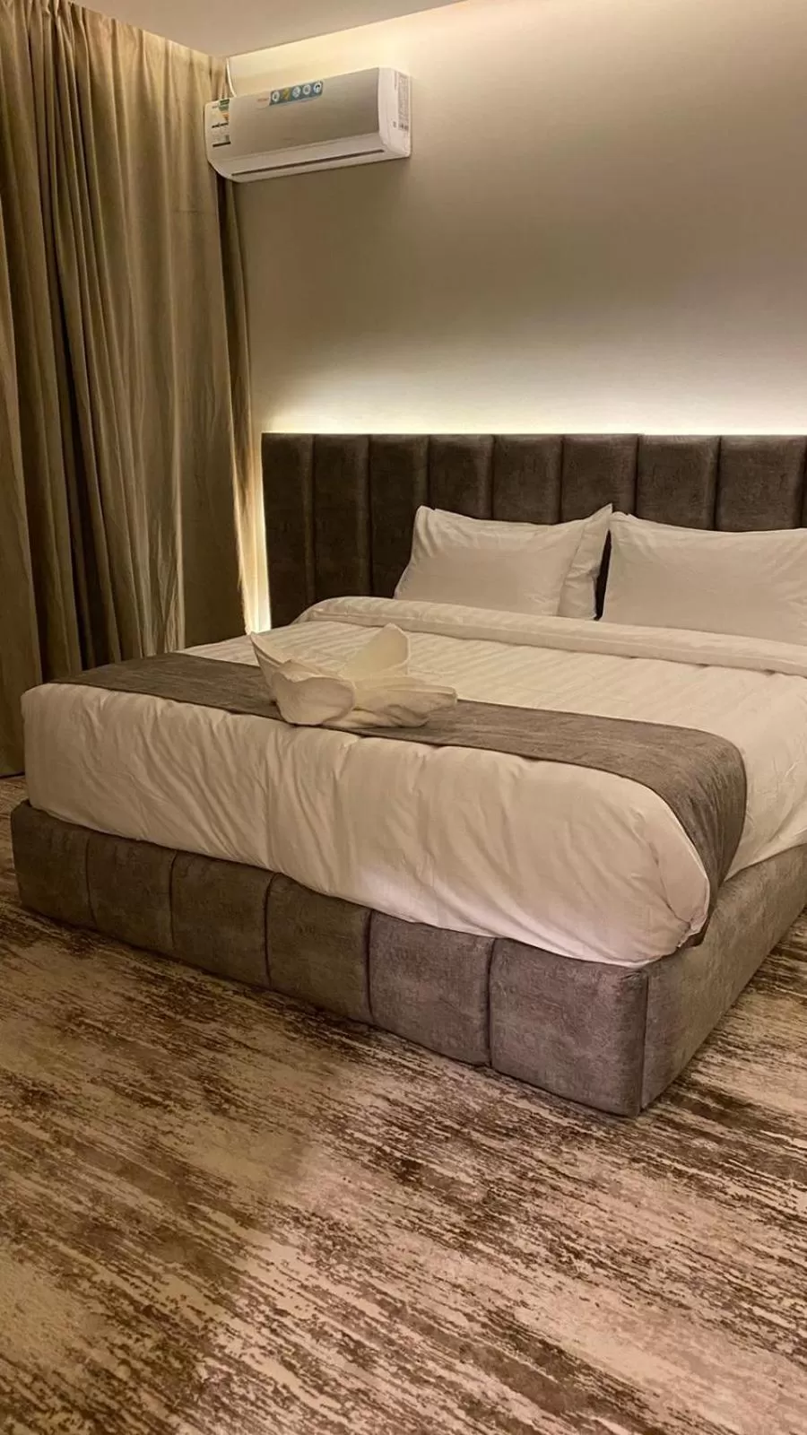 Bed in فندق جولدن الأندلس أبها - Golden Andalus Hotel Abha