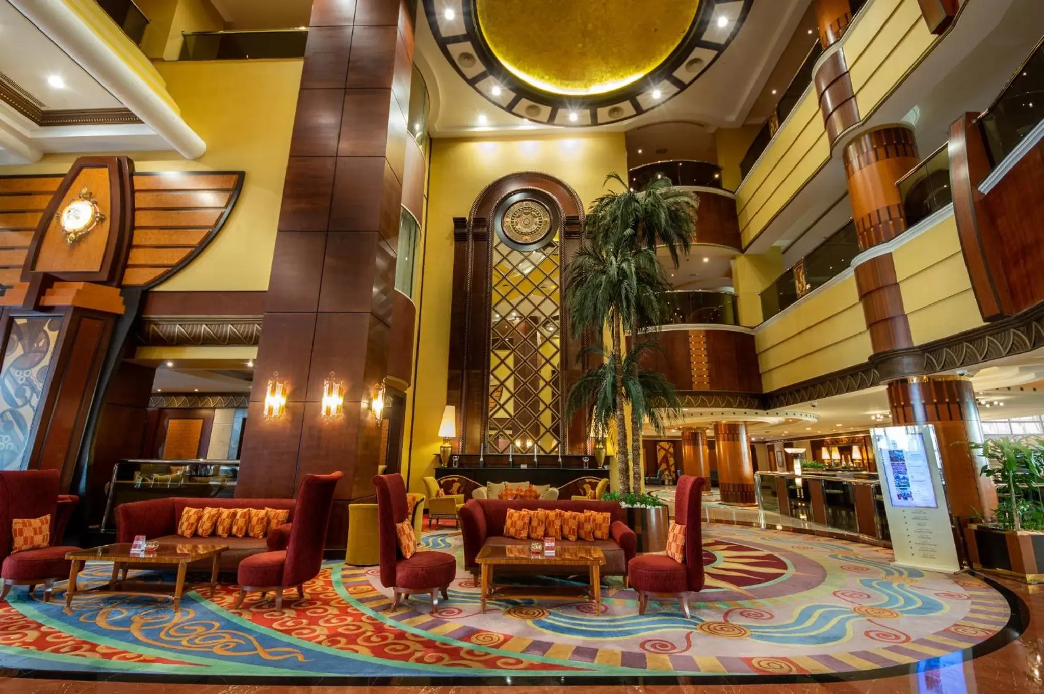 Lobby or reception in Al Raha Beach Hotel
