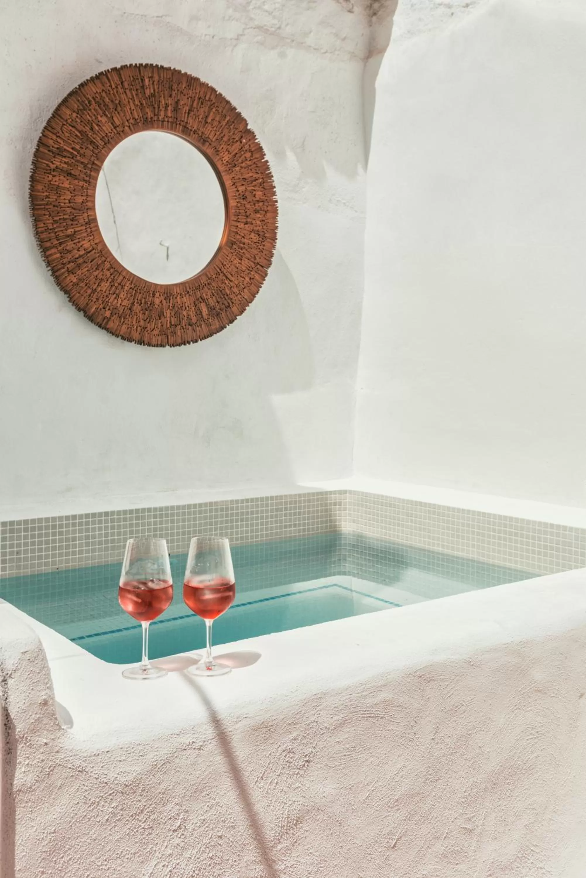 Pool view in Encanto Guesthouse