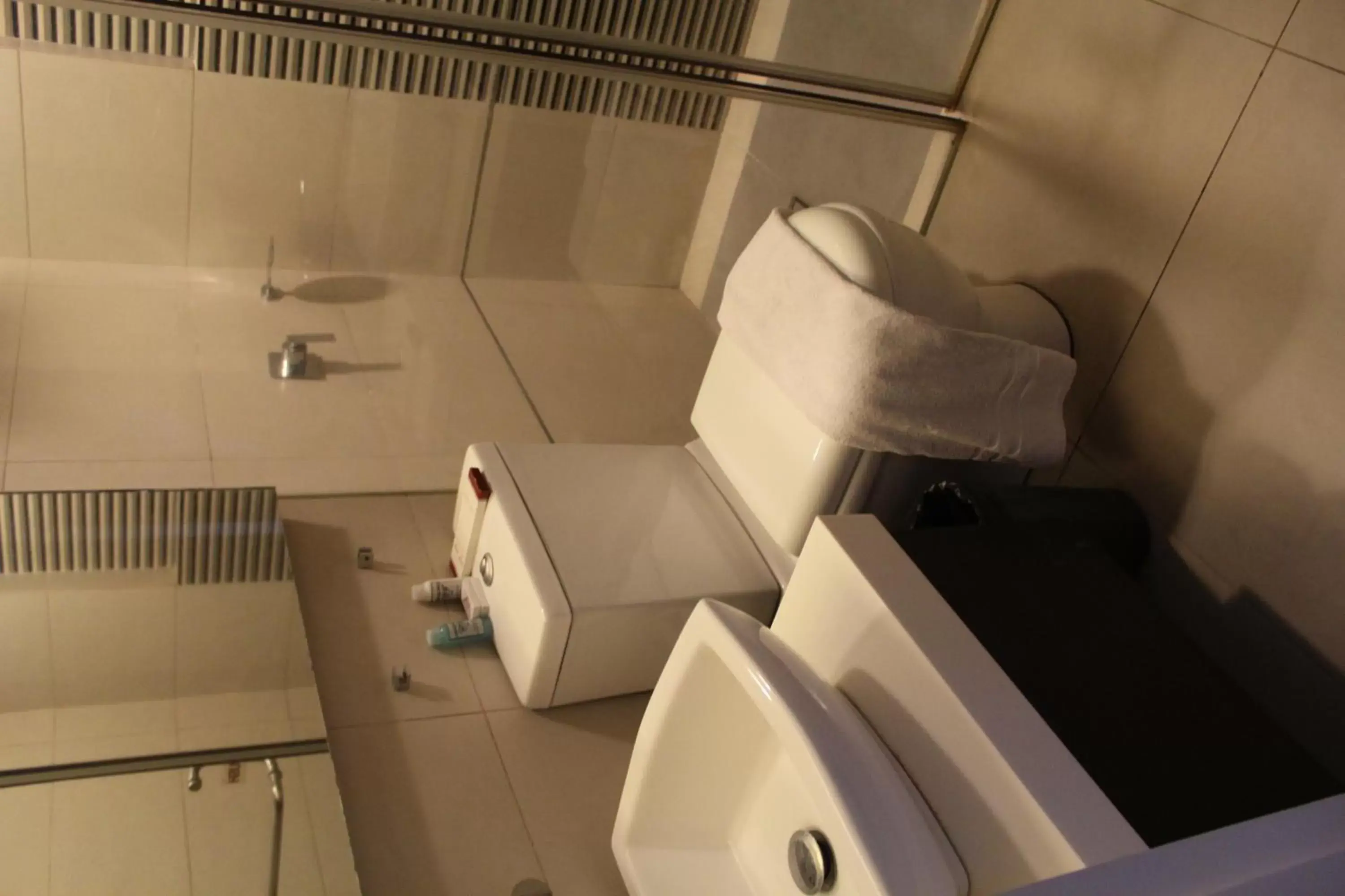 Toilet, Bathroom in Ciudad Fernandina Hotel