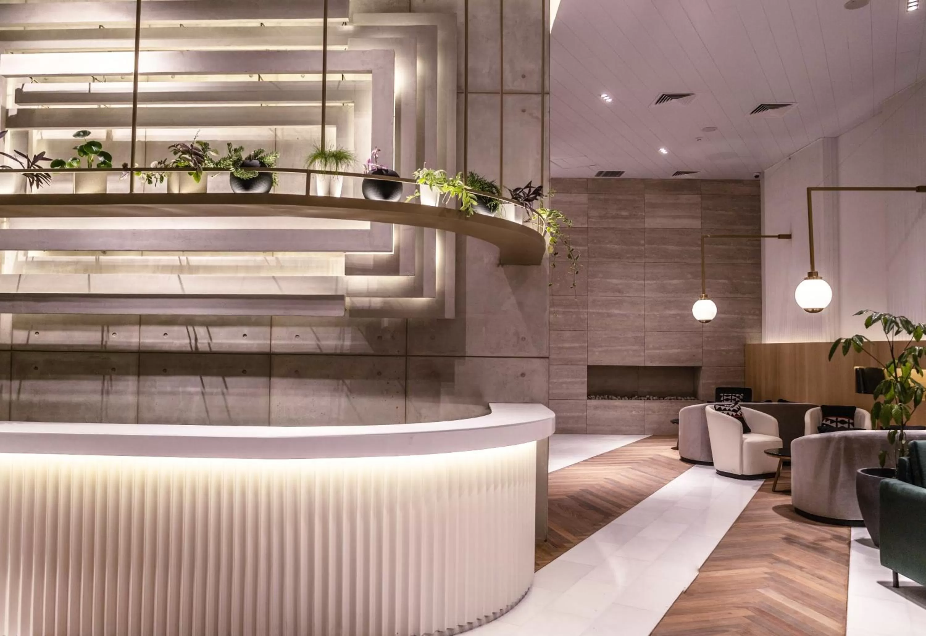 Lobby or reception in Met Hotel