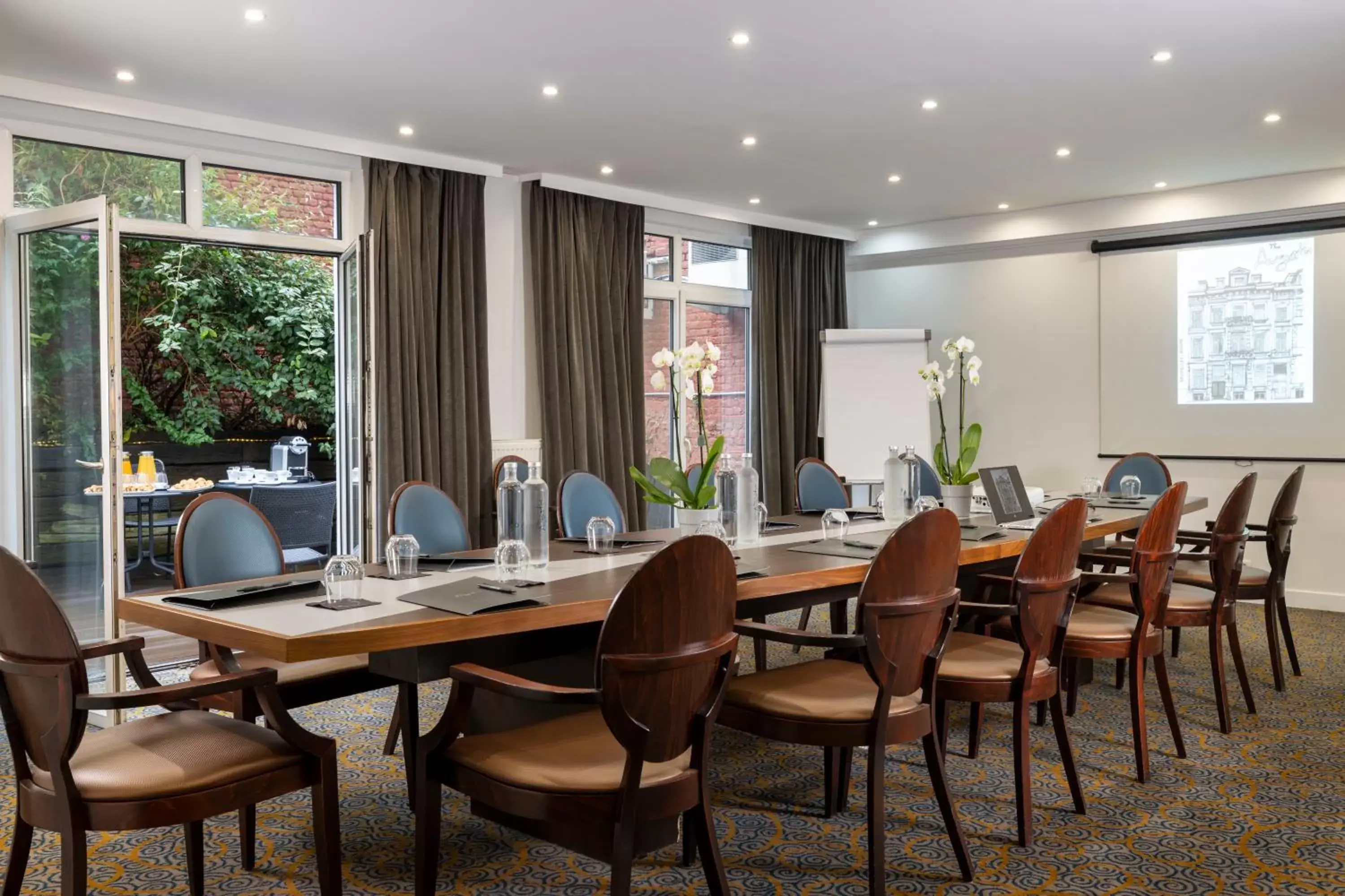 Meeting/conference room, Restaurant/Places to Eat in Hotel The Augustin