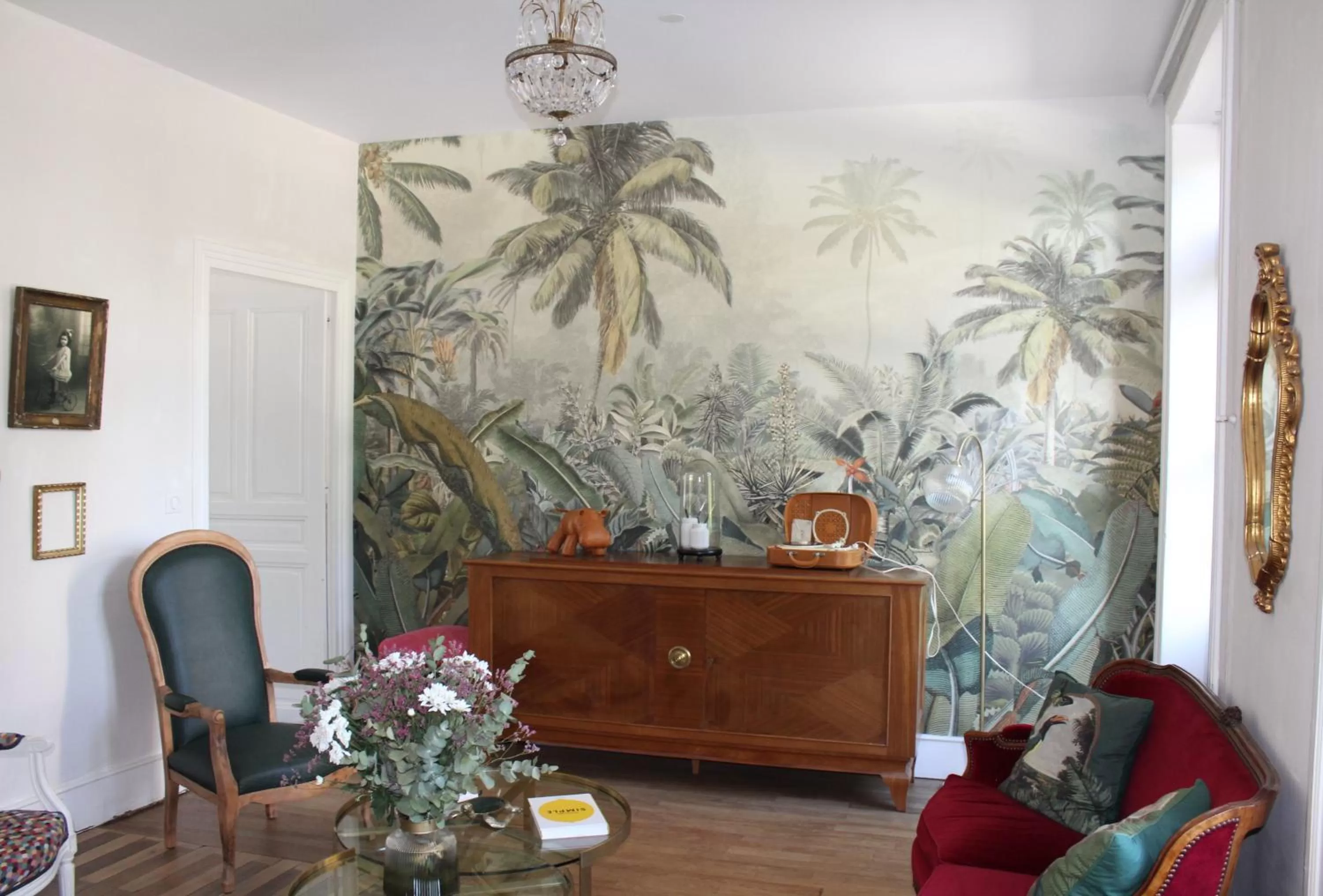 Living room, Lobby/Reception in La Grande Maison