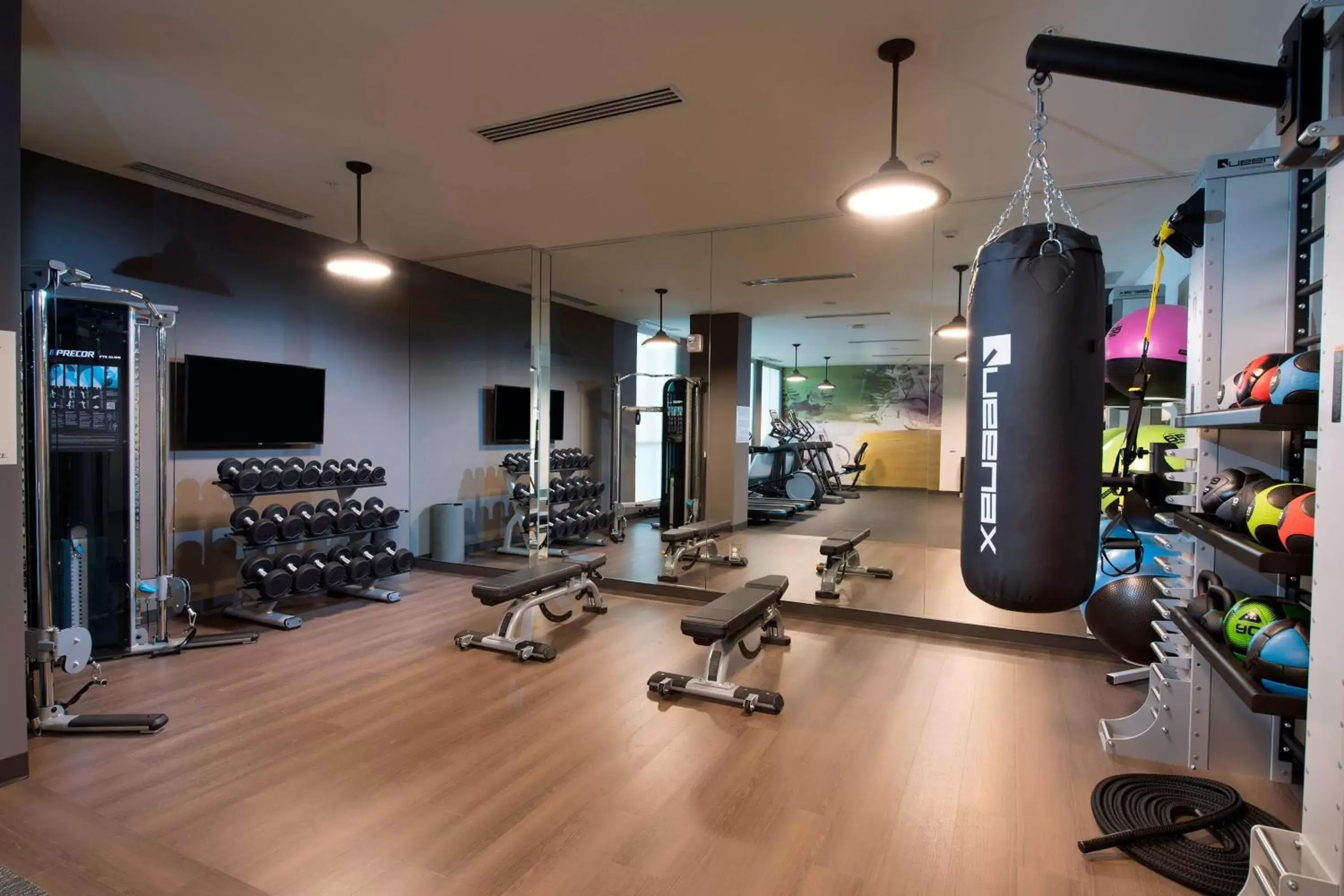 Fitness centre/facilities, Fitness Center/Facilities in Courtyard by Marriott Atlanta Alpharetta/Avalon Area