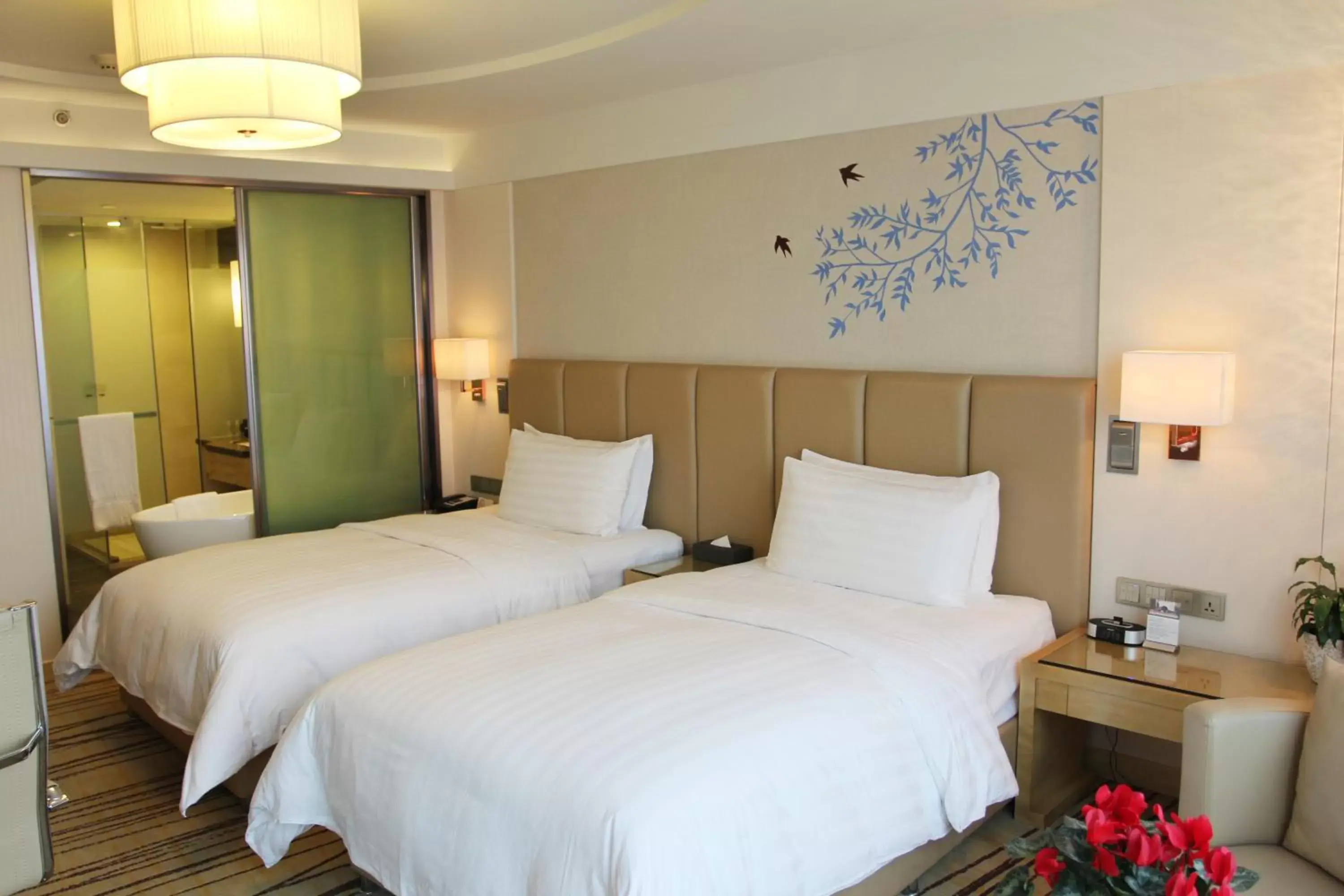 Bedroom, Bed in Pullman Linyi Lushang