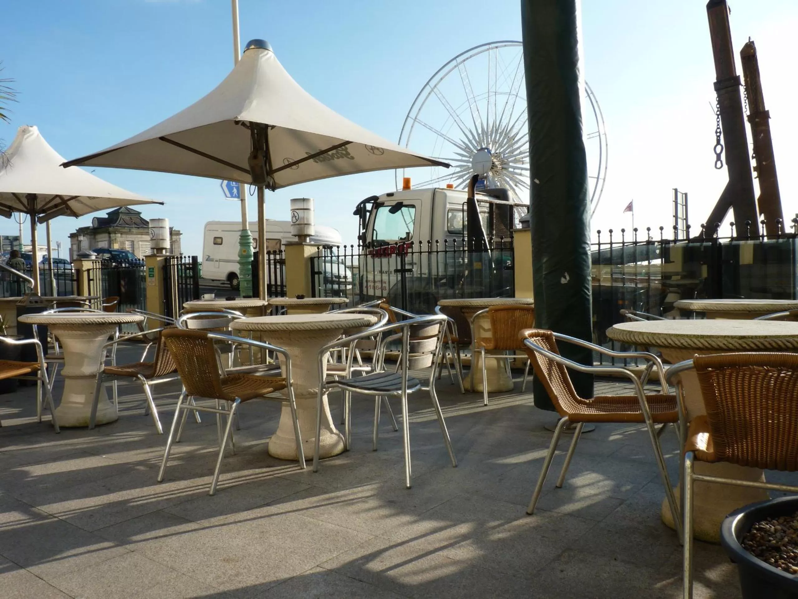 Patio in Amsterdam Hotel Brighton Seafront