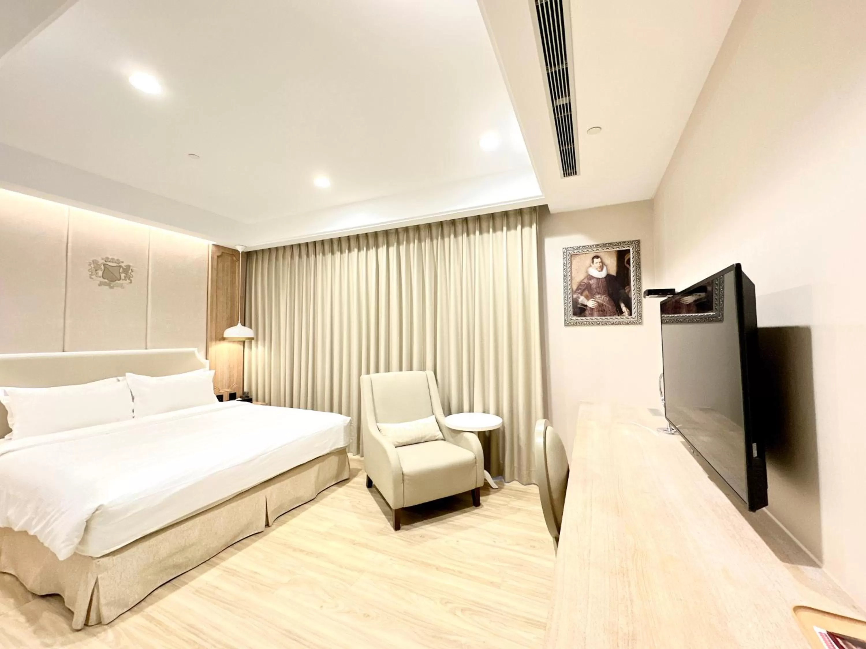Bed in 台南星鑽國際商旅 Hua Hotel